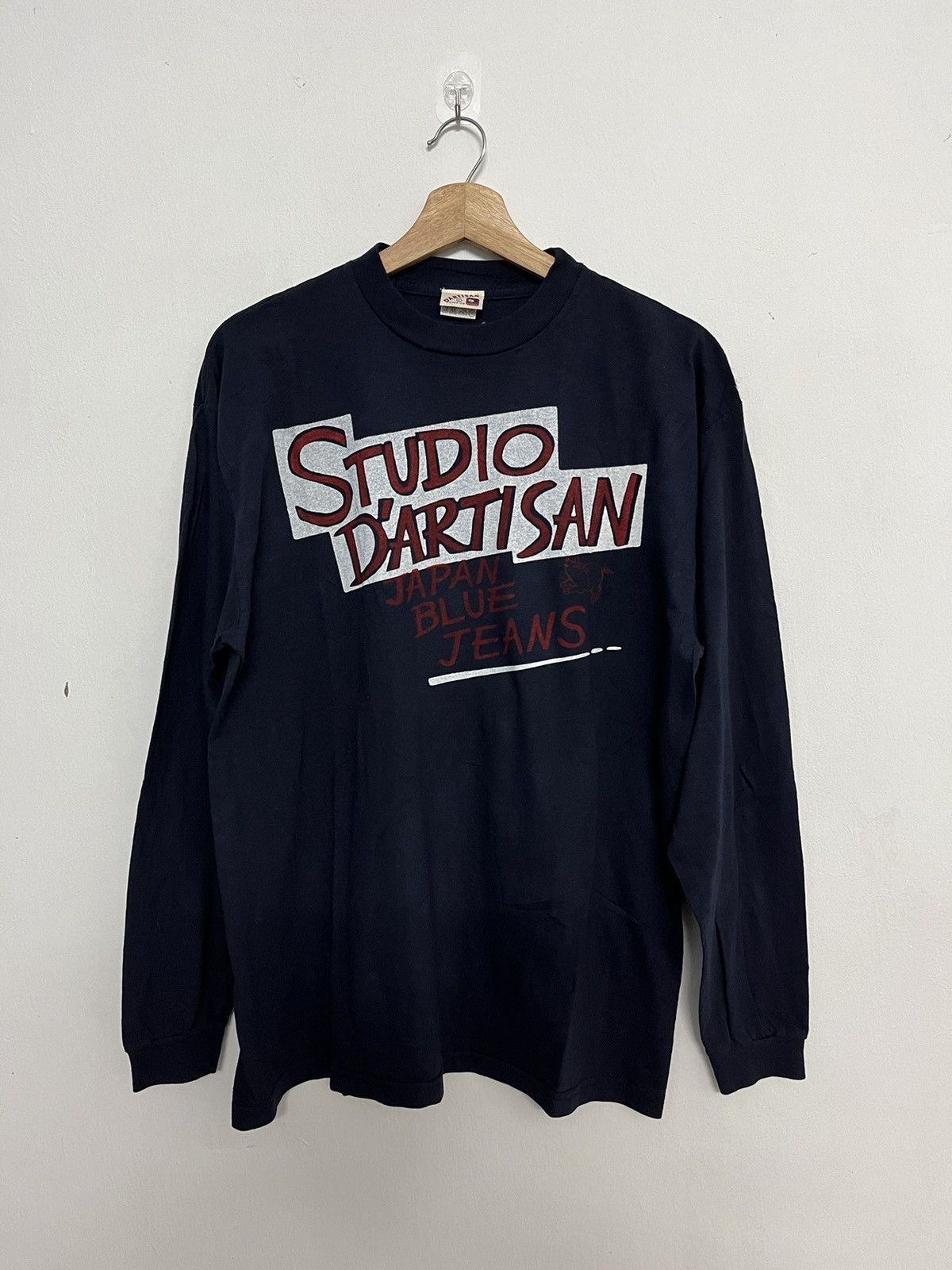 Studio D'Artisan Studio D’Artisan Long Sleeve Tshirt Japan Blue Jeans Size US L / EU 52-54 / 3 - 1 Thumbnail