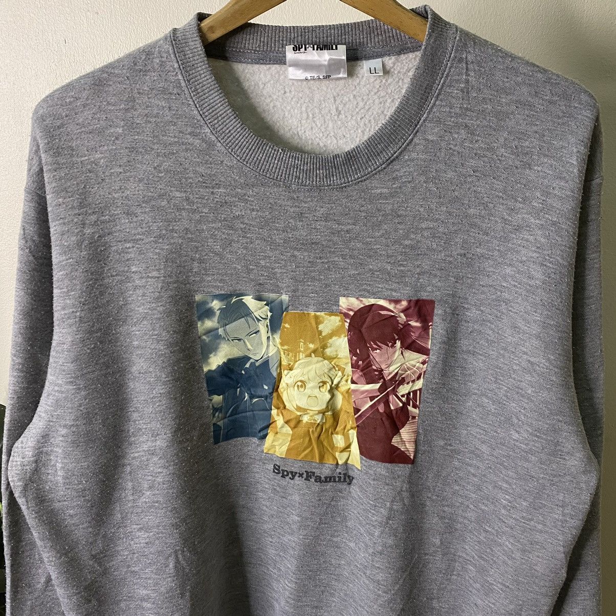 Anime × Cartoon Network × Japanese Brand Y2K Spy X Family Japanese Manga Series Anime Sweatshirt Size US L / EU 52-54 / 3 - 2 Thumbnail