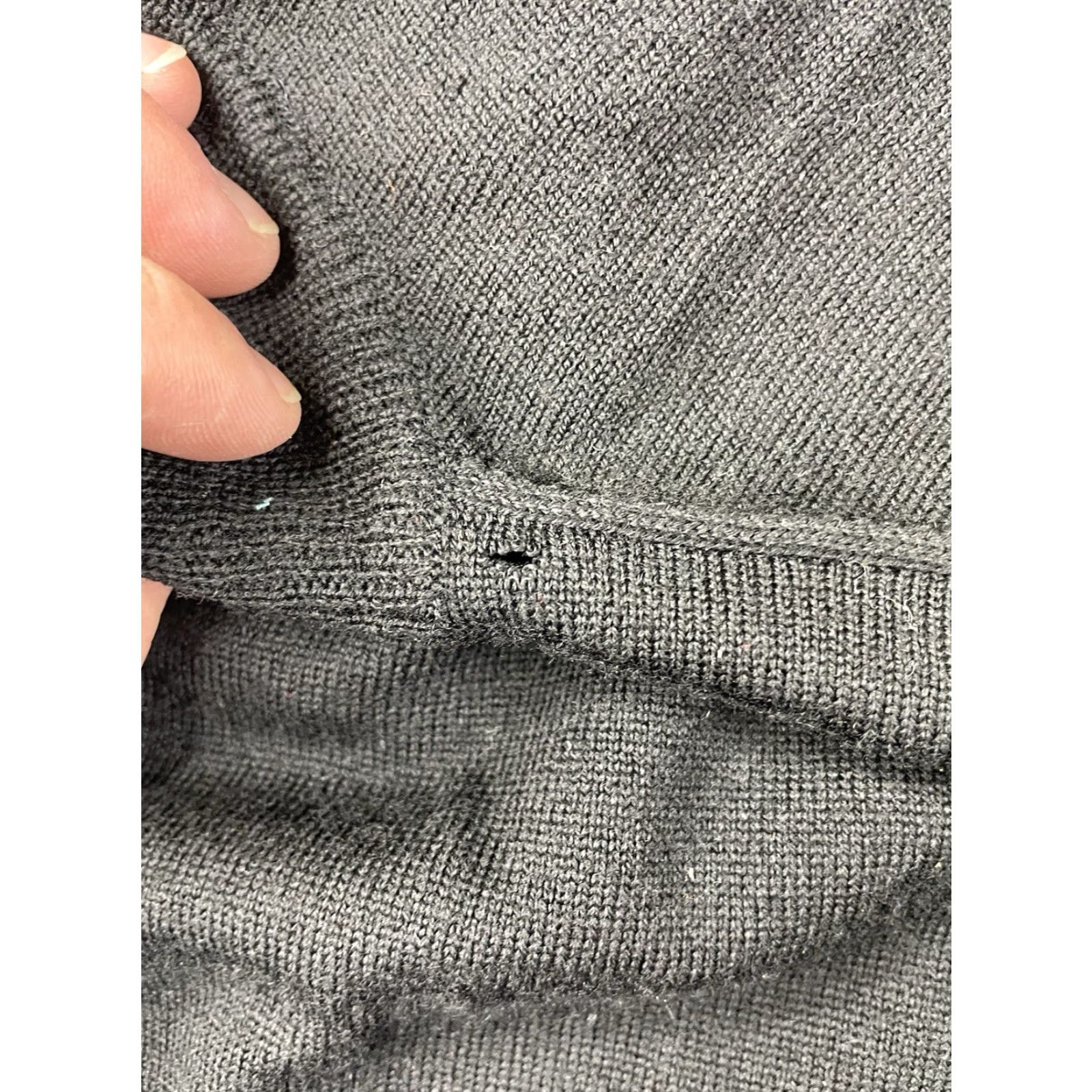 Peter Millar Peter Millar Merino Wool 1/4 Zip Pullover Vest Golf Winged Foot Black Mens L Size US L / EU 52-54 / 3 - 7 Thumbnail