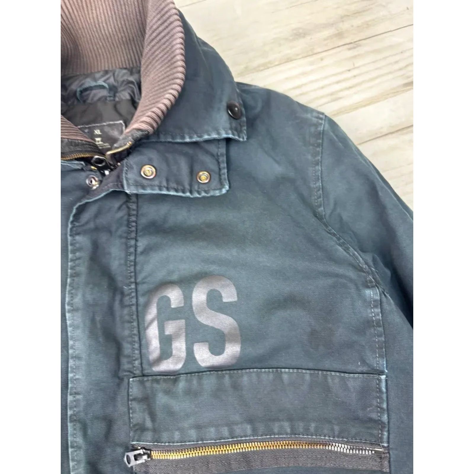 G-Star VINTAGE G-Star Raw Stinger Jacket Distressed Y2K 90s Men XL Green Bomber Jacket Mens XL Green 90s Size US XL / EU 56 / 4 - 7 Thumbnail