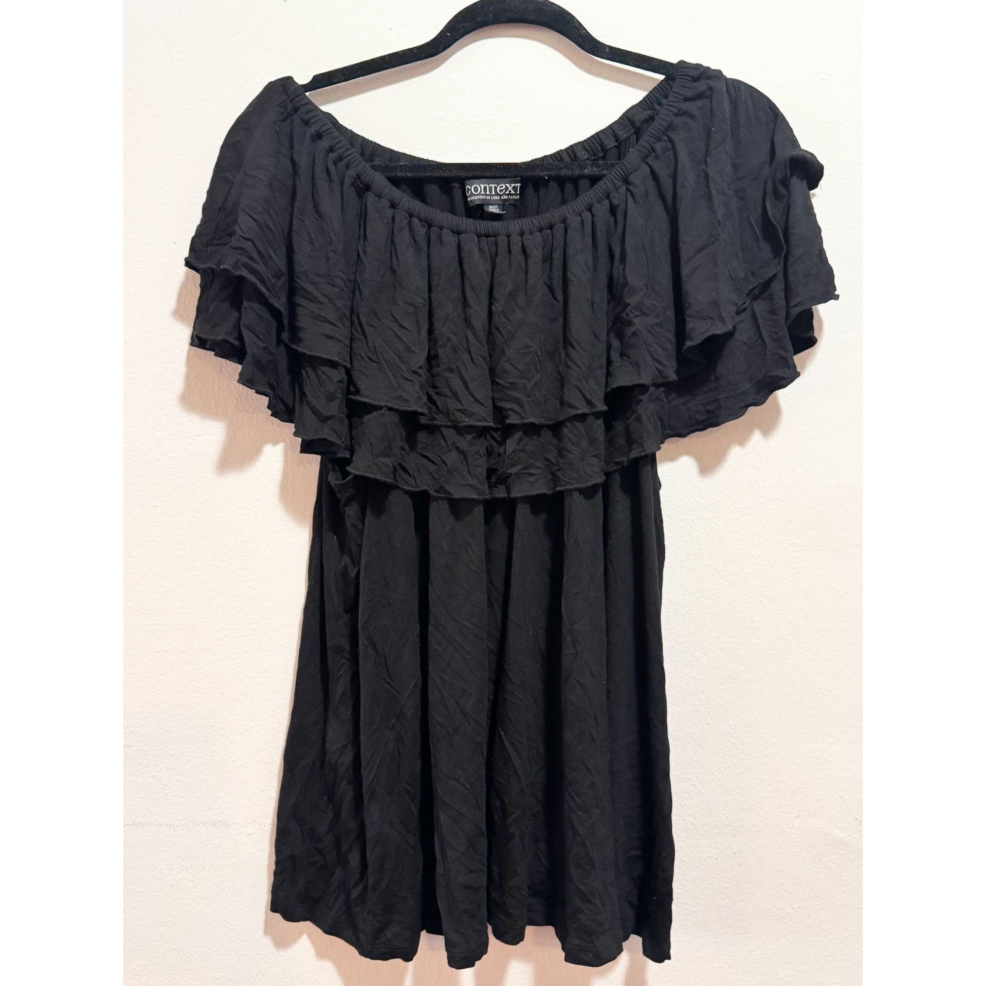 Other Context Lord and Taylor 2XL Ruffle Off the Shoulder Top Shir Size XXL / US 16-18 / IT 52-54 - 1 Thumbnail