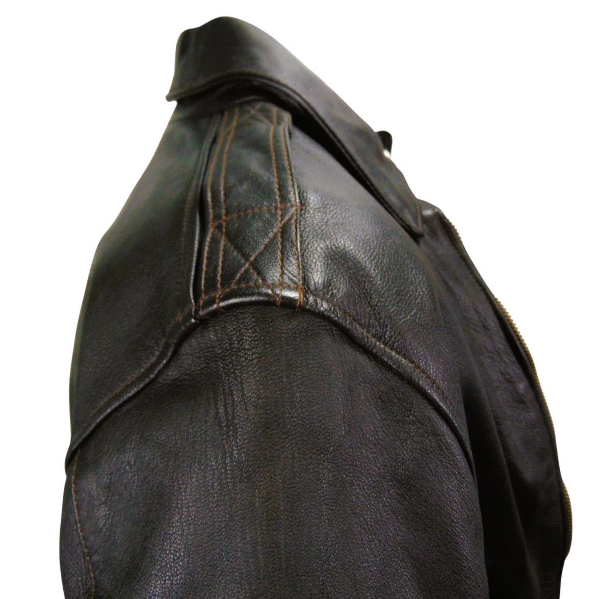 Other Vintage A-2 Goatskin Flight Jacket Brown USA 40 Size US M / EU 48-50 / 2 - 5 Thumbnail