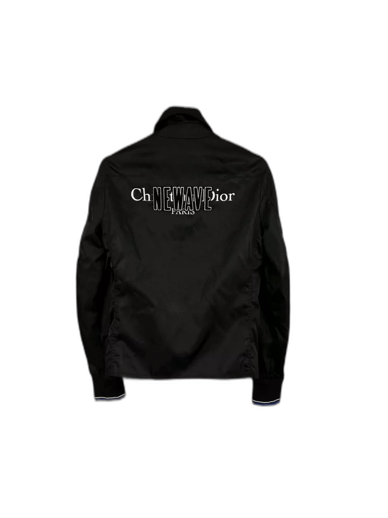 Dior Dior Black Embroidered Logo Jacket-2505 Size US L / EU 52-54 / 3 - 1 Thumbnail