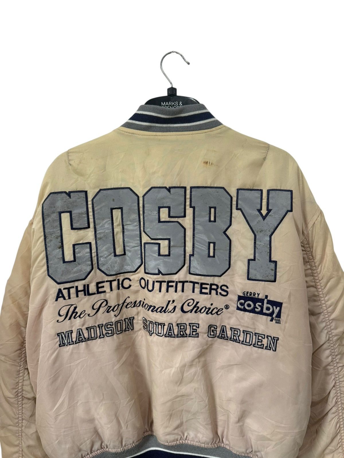 Vintage Vintage 80s Gerry Cosby Bomber Jacket Embroidered Design Size US L / EU 52-54 / 3 - 7 Thumbnail