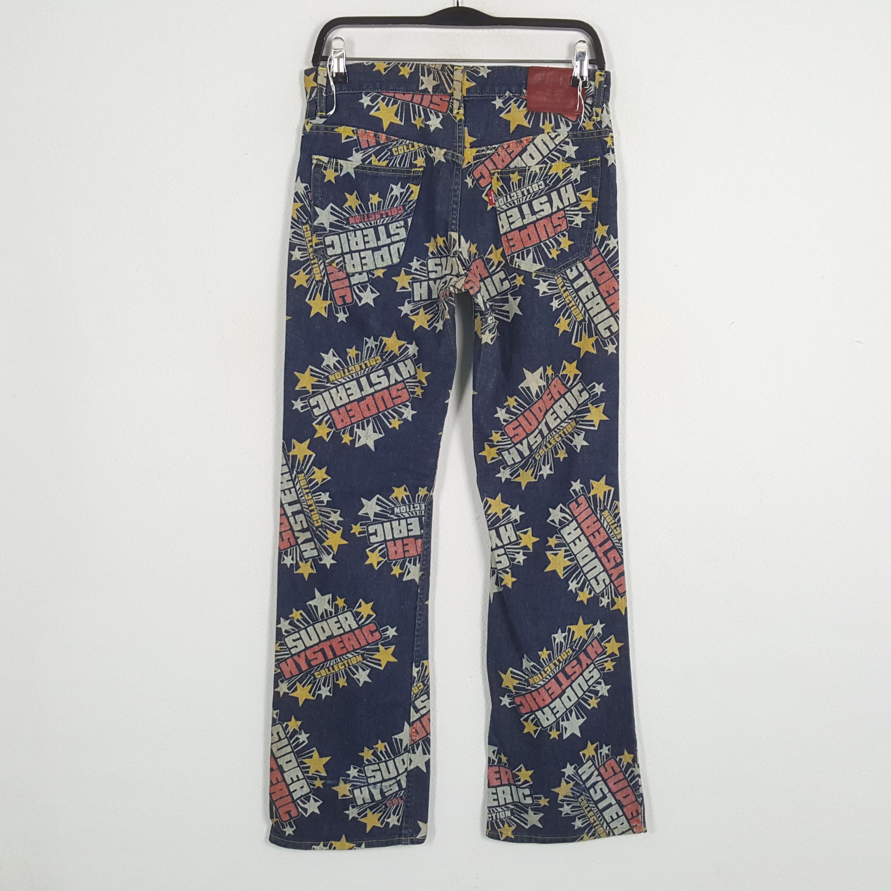 Hysteric Glamour HYSTERIC GLAMOUR Fashion Style Fullprint Design Jeans Size US 29 - 4 Thumbnail