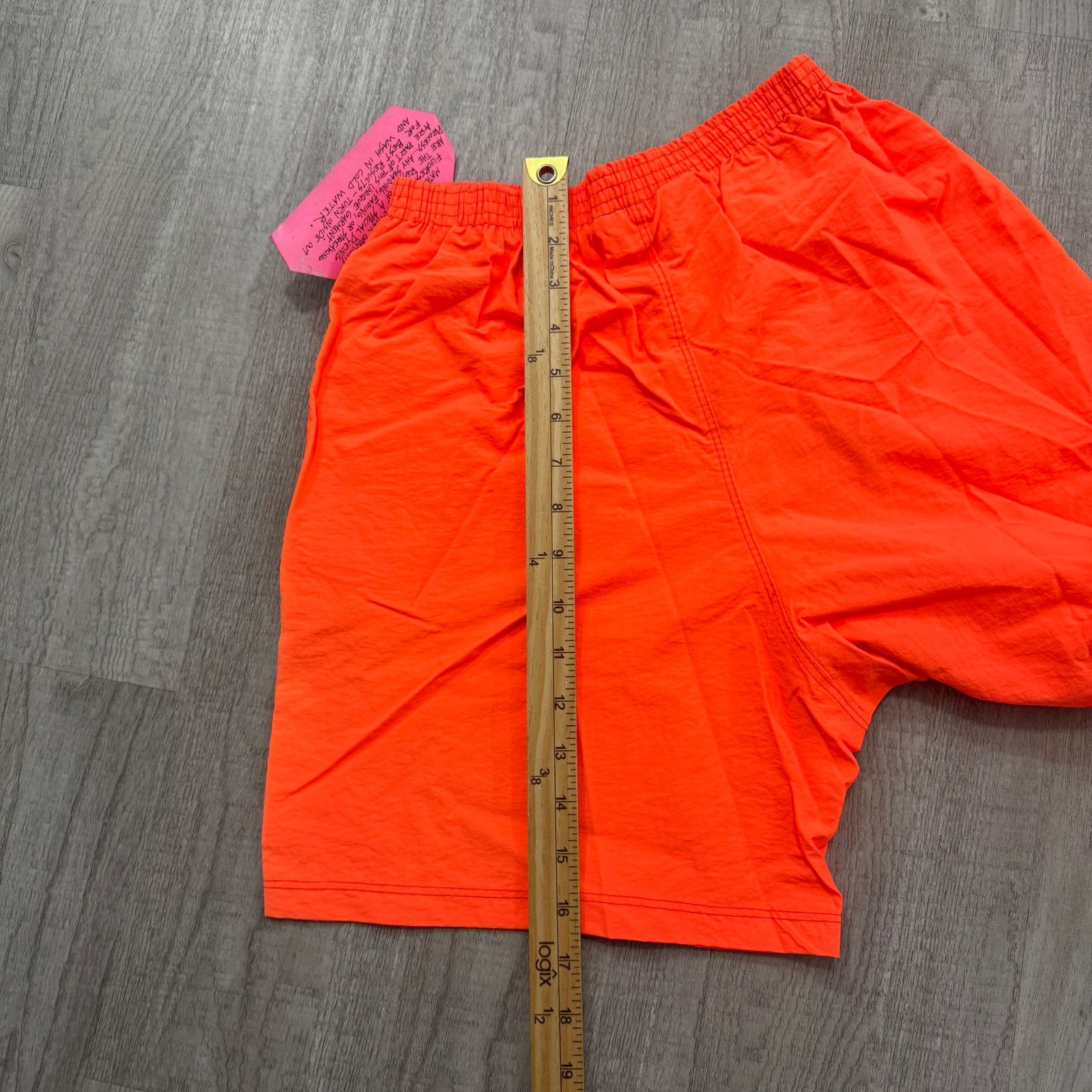 Vintage NEW Vintage USA Sport Surf Shorts Men Small Orange 80s Size US 26 / EU 42 - 9 Thumbnail