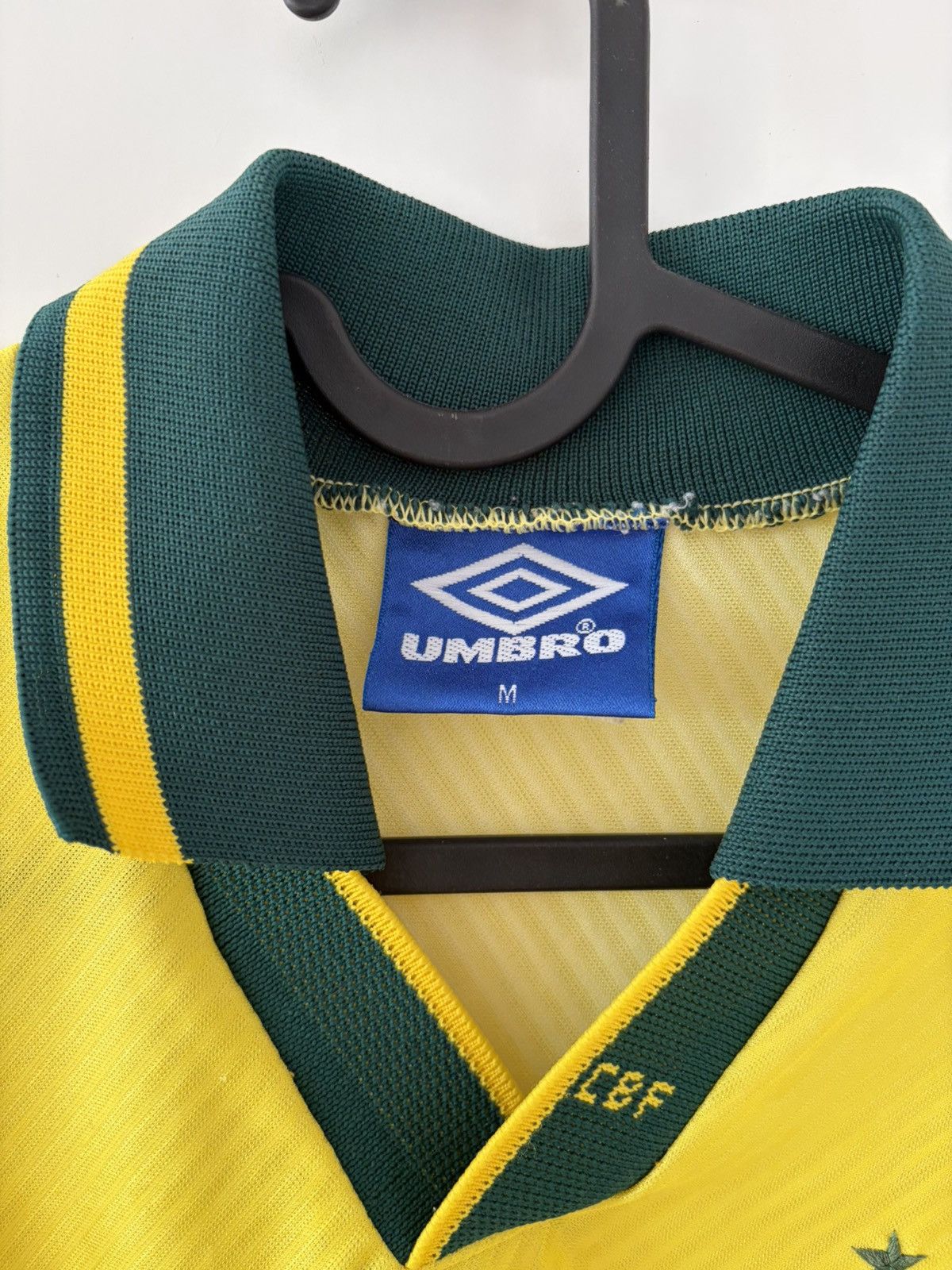 Brazil umbro 1996 domowa Vintage — zdjęcie 4
