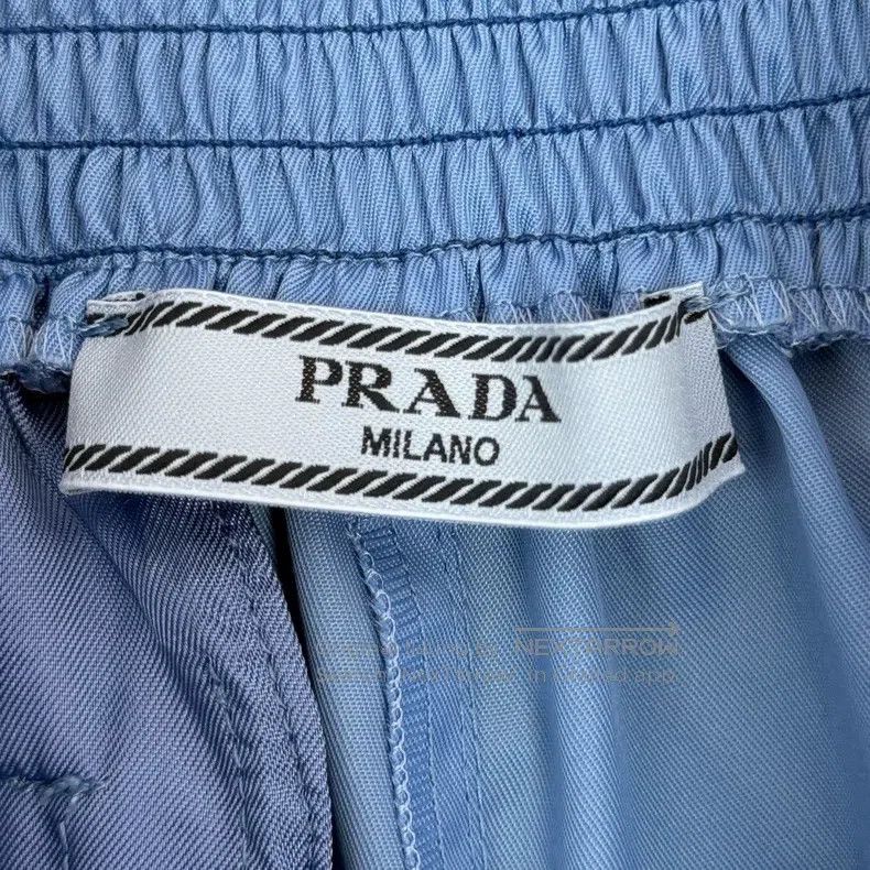 Other Prada Blue metal triangle label nylon boxing shorts Size US 26 / EU 42 - 5 Thumbnail