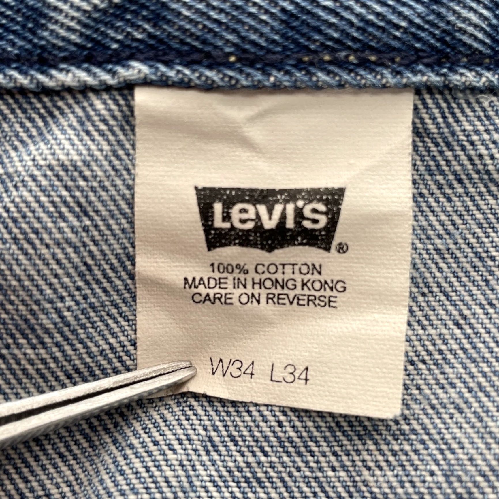 Levi's VINTAGE Levi's Carpenter Jeans 34x31 Skater Workwear Baggy Rave Y2k Streetwear Denim Jeans Mens Blue 34 Regular 5-Pocket Western100% Cotton Levi's Size US 34 / EU 50 - 7 Thumbnail