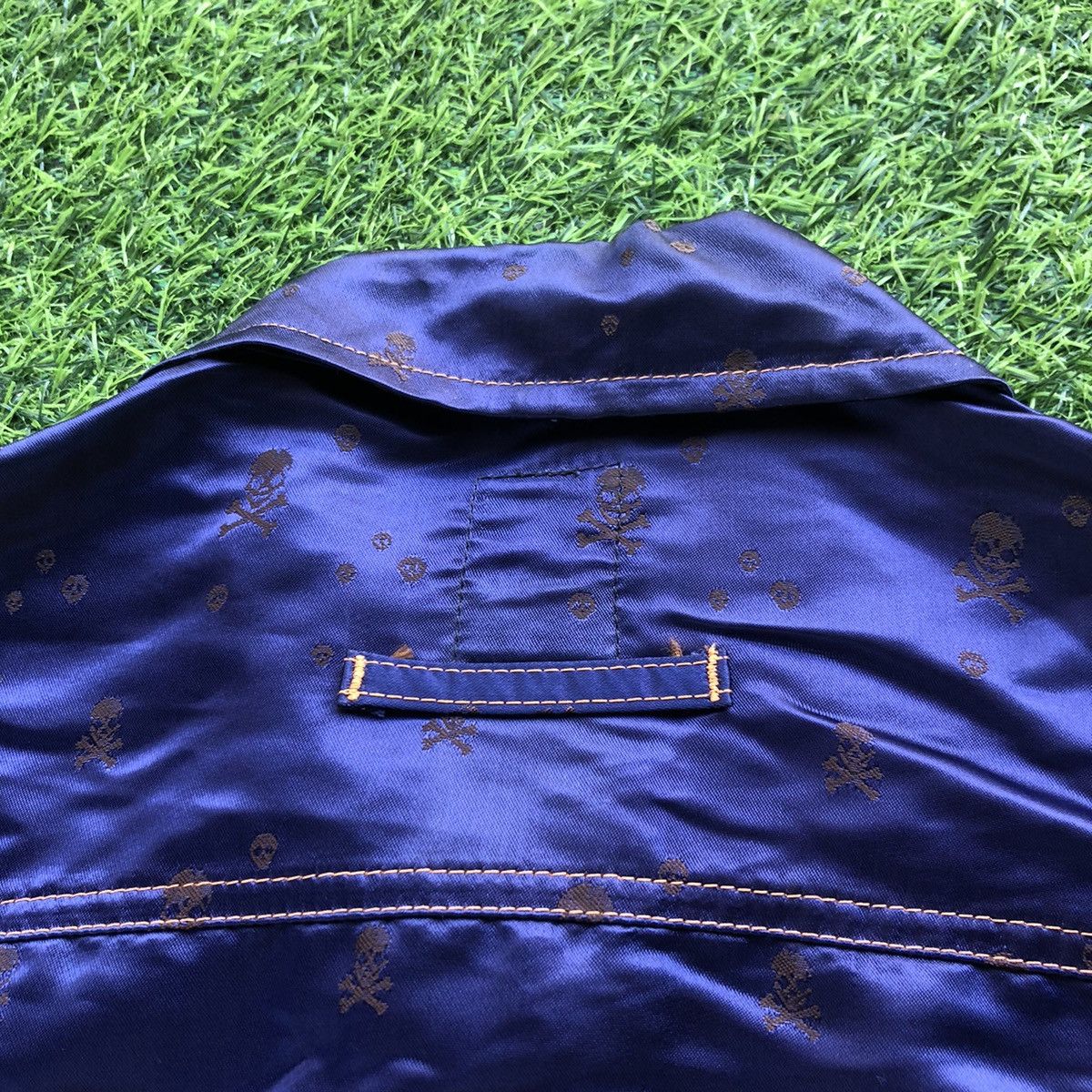 Designer × Jean Paul Gaultier Jean Paul Gaultier Skull Satin Vest Size US M / EU 48-50 / 2 - 4 Thumbnail