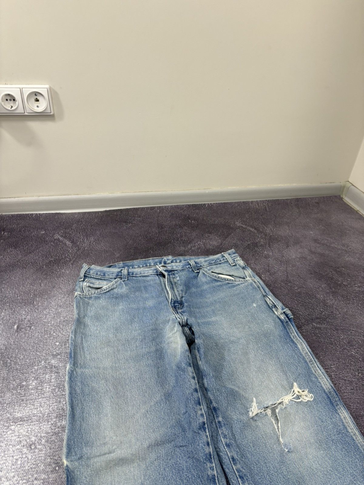 Dickies Vintage Dickies Y2K American Faded Blue Denim Jeans Size US 34 / EU 50 - 10 Thumbnail