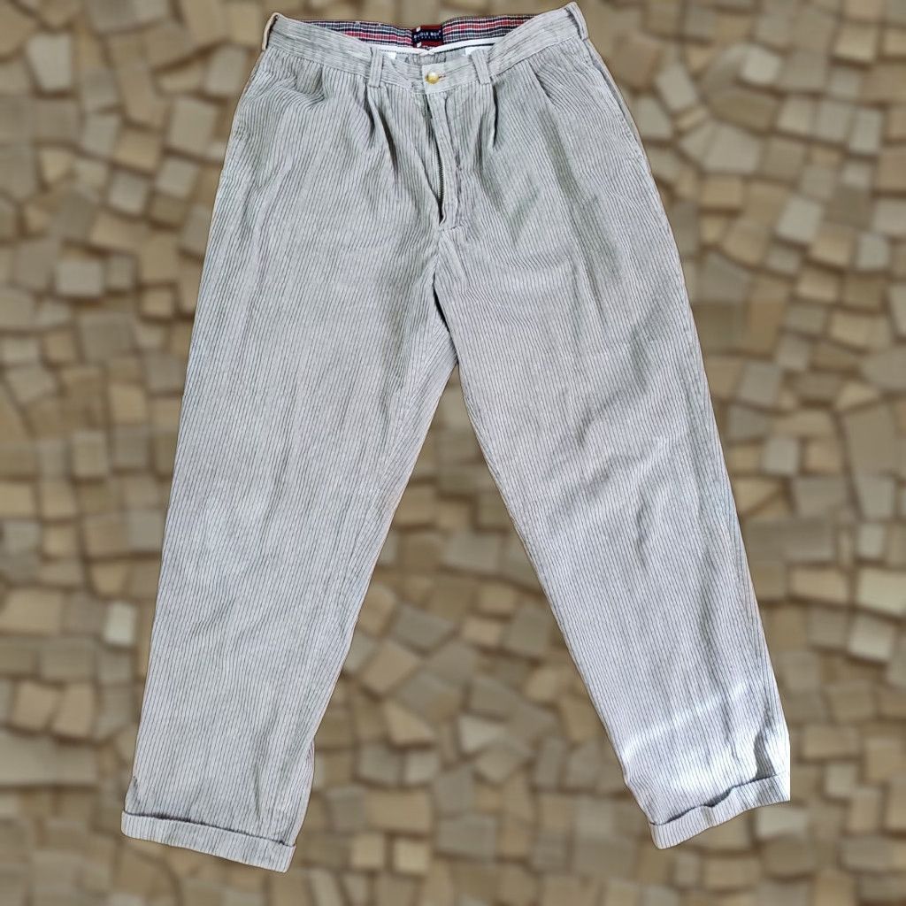 Bugle Boy VINTAGE Bugle Boy Cuffed Corduroy Pants Size US 34 / EU 50 - 1 Thumbnail