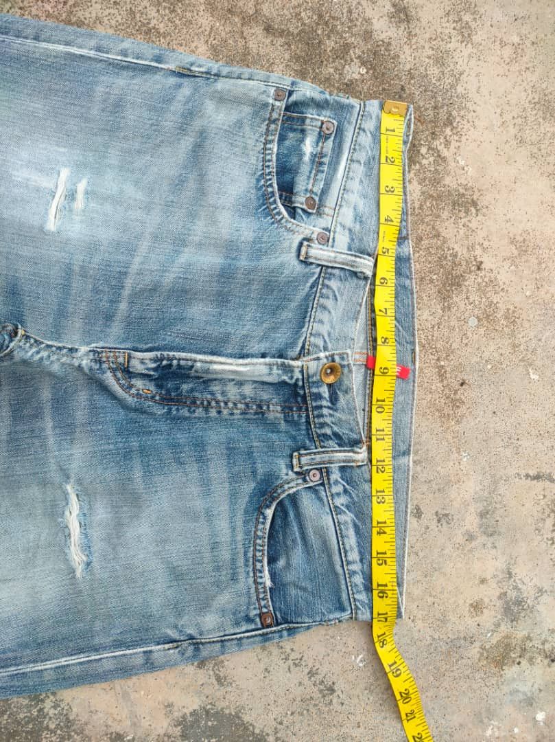Japanese Brand VINTAGE JAPANESE S002 RIPPED FADED JEANS DENIM PANTS Size US 34 / EU 50 - 6 Thumbnail