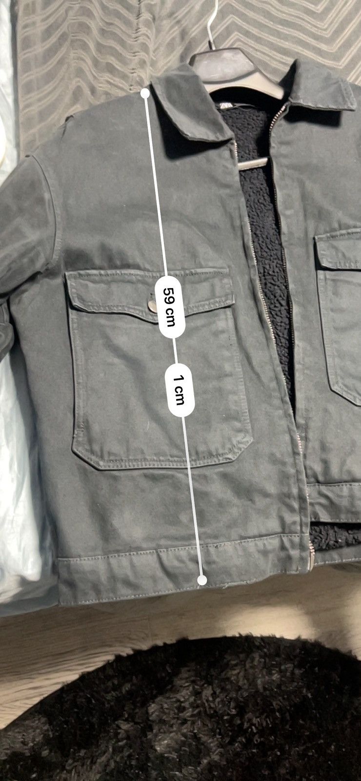 Zara Zara Cropped Workwear Jacket Size US M / EU 48-50 / 2 - 6 Thumbnail