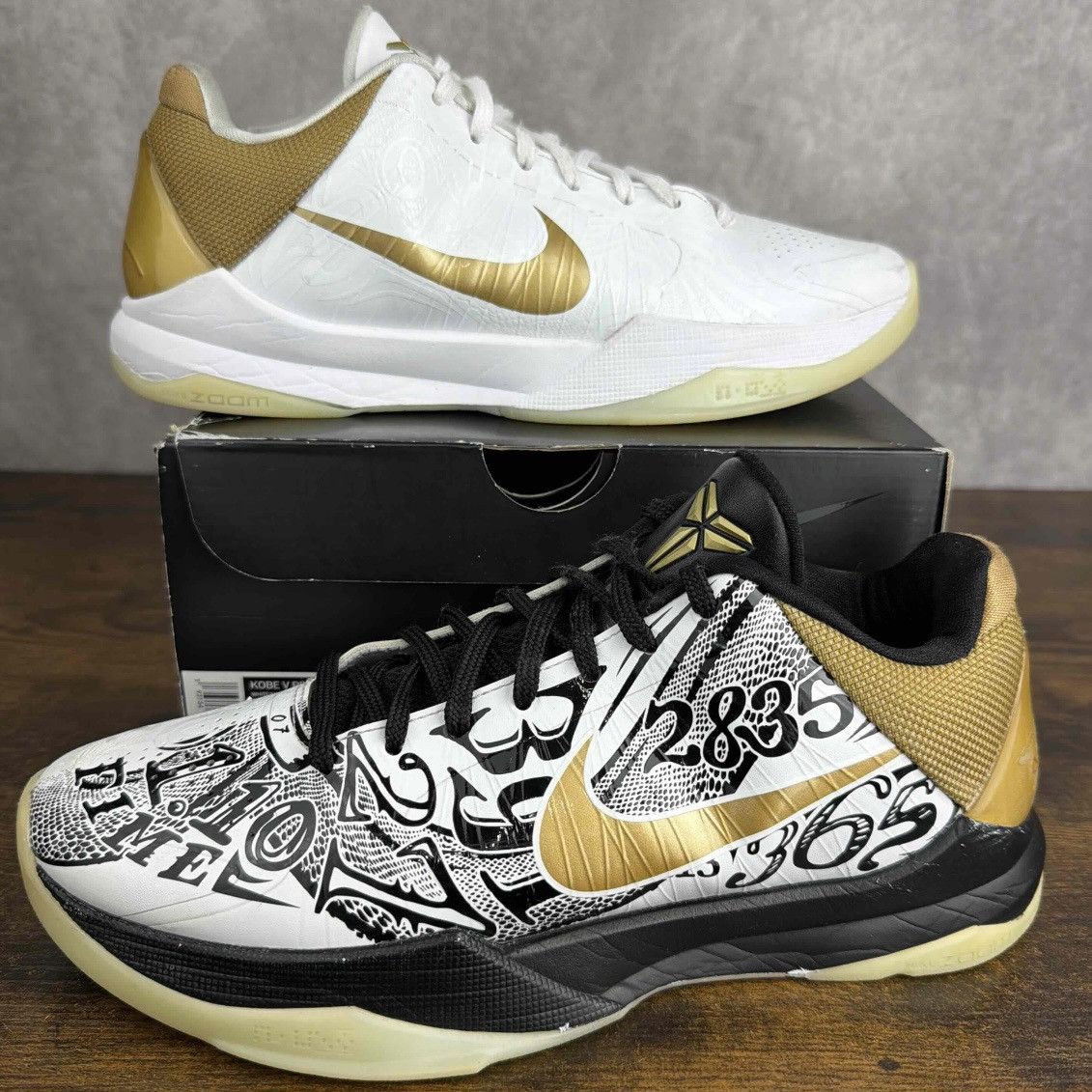 Nike Nike Zoom Kobe 5 Protro Big Stage Parade CT8014-100 Gold OG Size US 7.5 / EU 40-41 - 2 Thumbnail