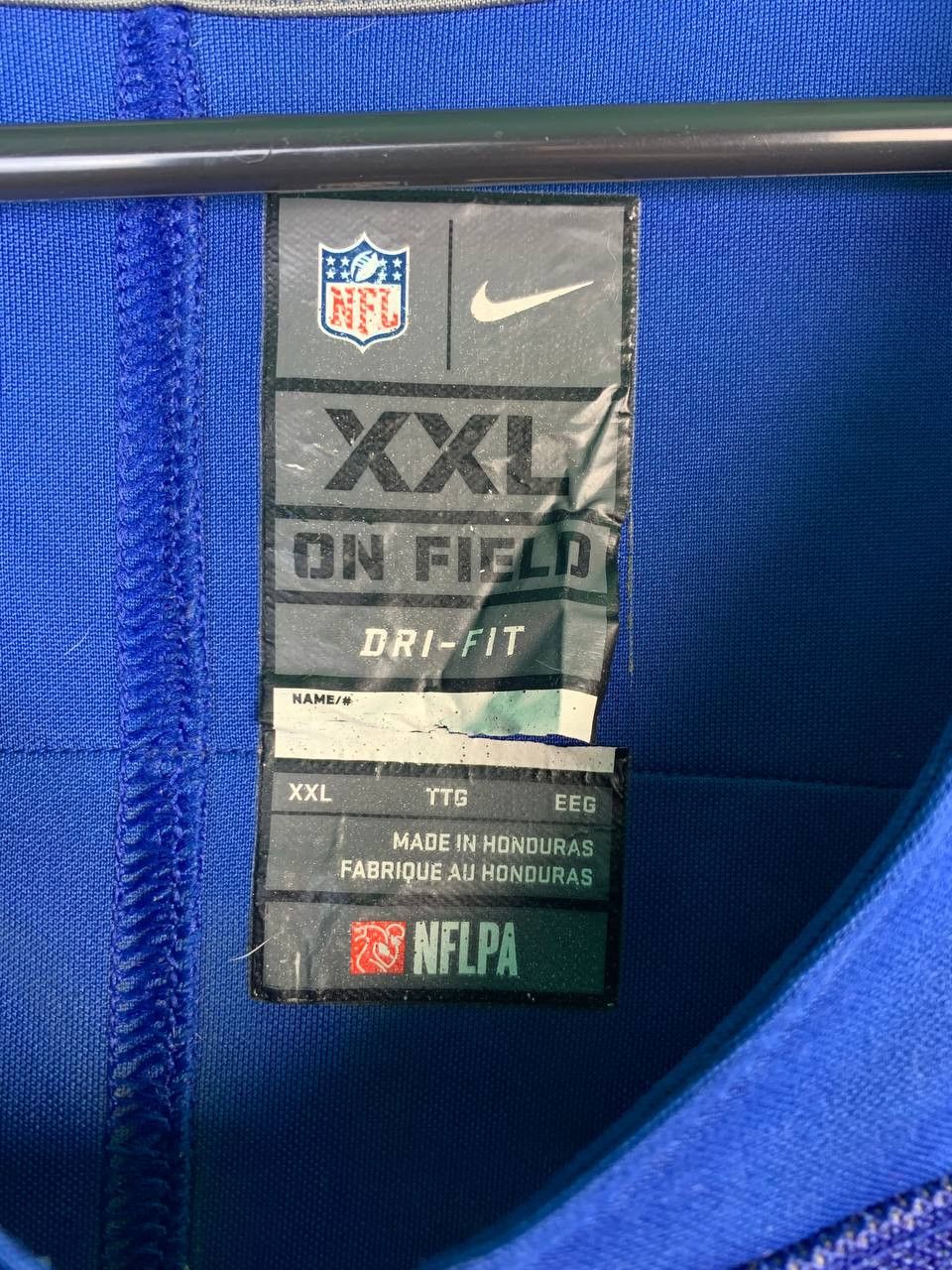 NFL × Nike × Vintage 2018-2023 New York Giants Saquon Barkley Nike Royal Game Size US XXL / EU 58 / 5 - 3 Thumbnail