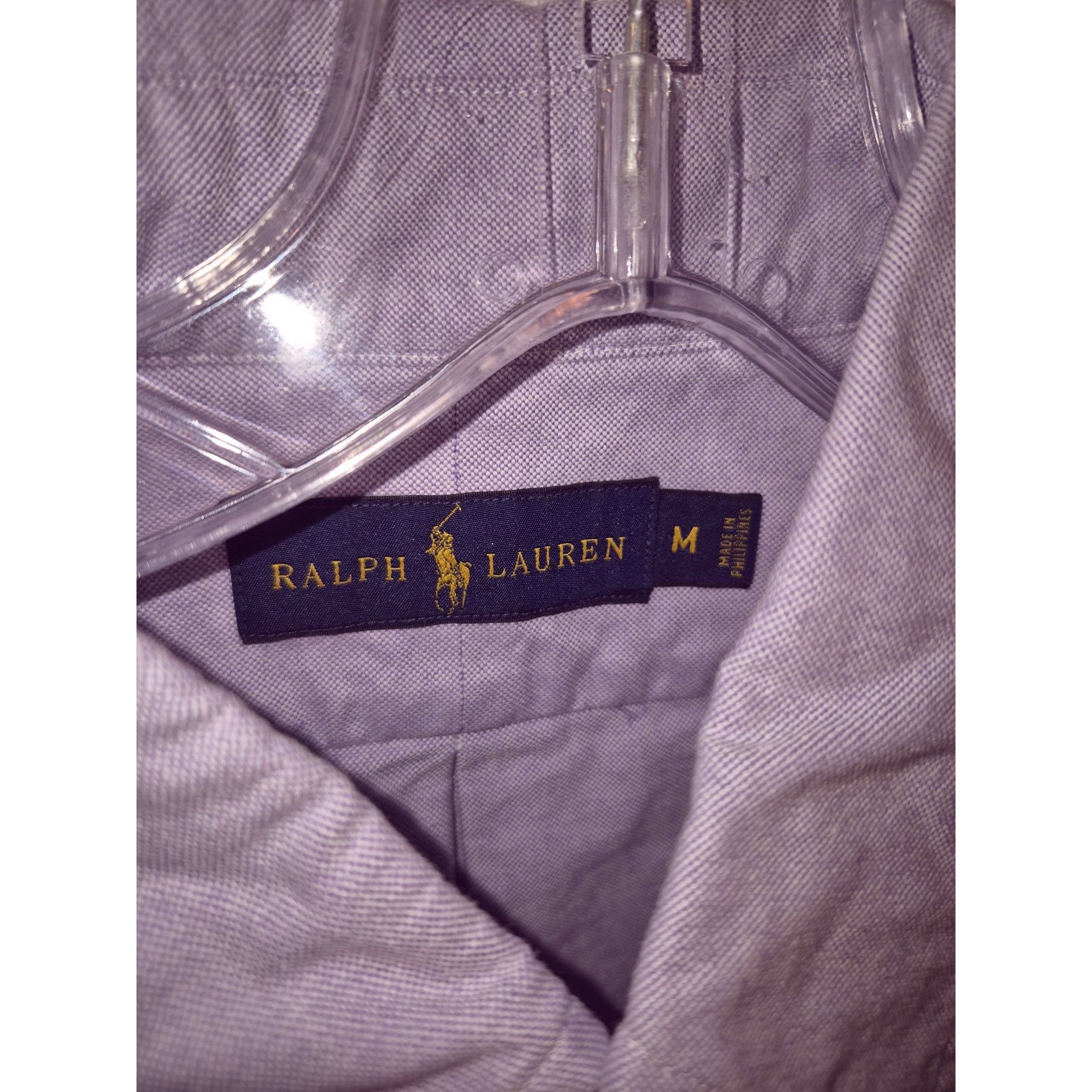 Polo Ralph Lauren Polo Ralph Lauren Mens Classic Fit Blue Oxford Button-Down S Size US M / EU 48-50 / 2 - 2 Thumbnail
