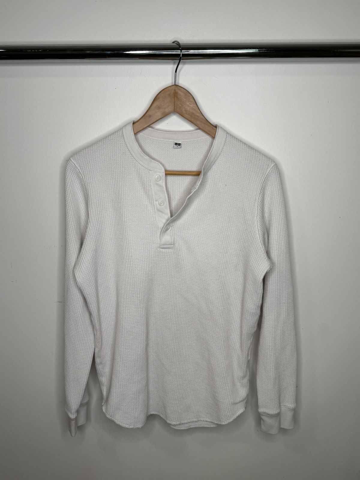 Uniqlo Uniqlo Waffle Knit Size US S / EU 44-46 / 1 - 1 Thumbnail