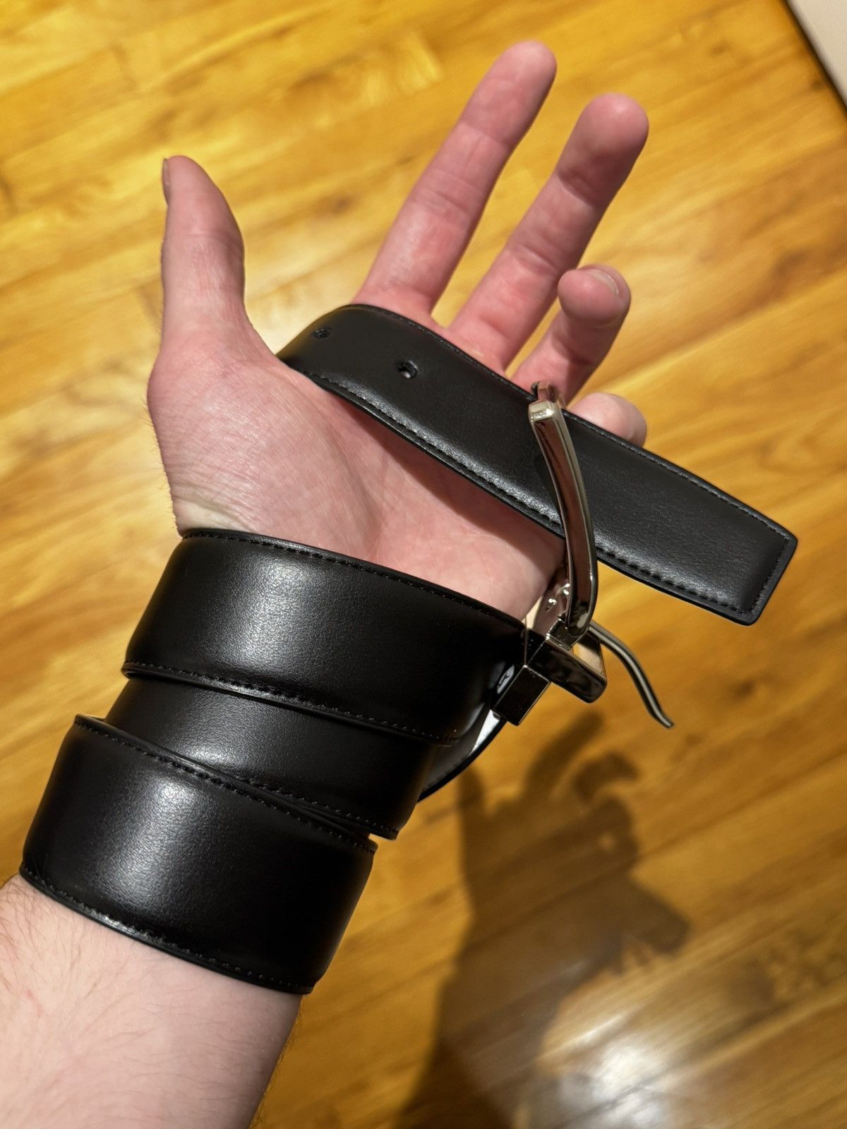 Vintage Reversible Black/White belt Size 30 - 3 Thumbnail