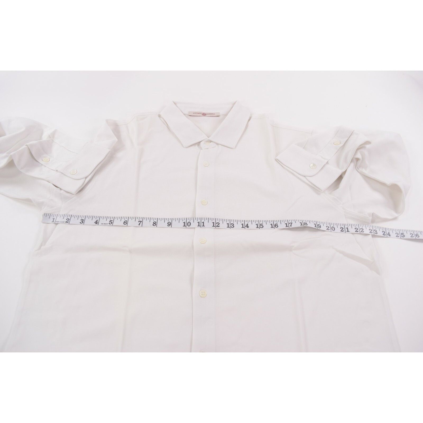 Luciano Barbera Luciano Barbera New without tags Shirt Size XL US In White Size US XL / EU 56 / 4 - 5 Thumbnail