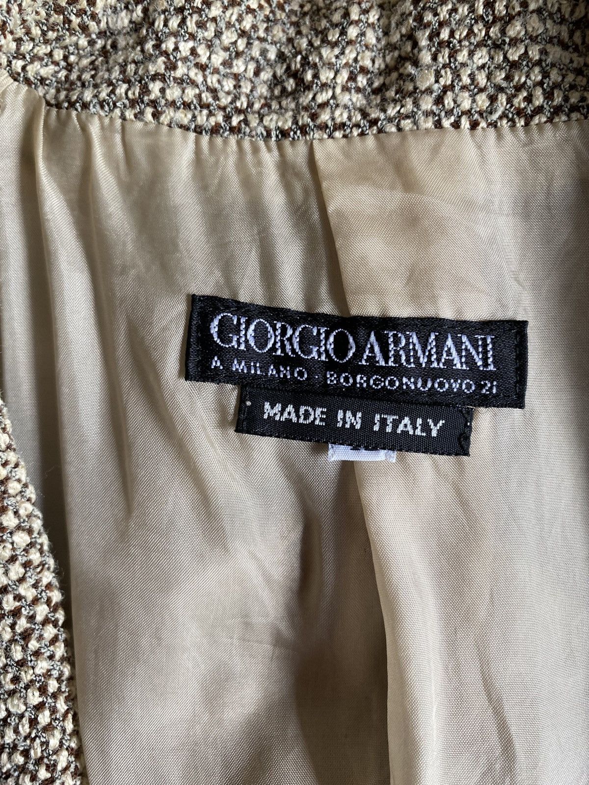 Giorgio Armani GIORGIO ARMANI Tweed Blazer Size M / US 6-8 / IT 42-44 - 7 Thumbnail