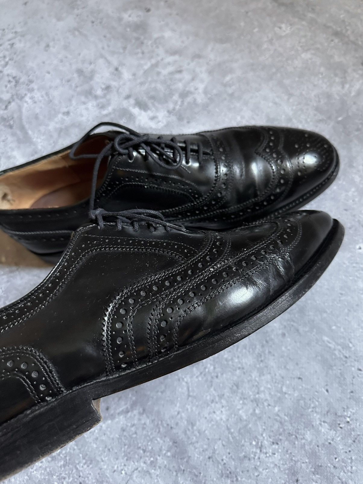 Allen Edmonds Allen Edmonds McAllister Wingtip Oxford Dress Shoes Size US 9 / EU 42 - 5 Thumbnail