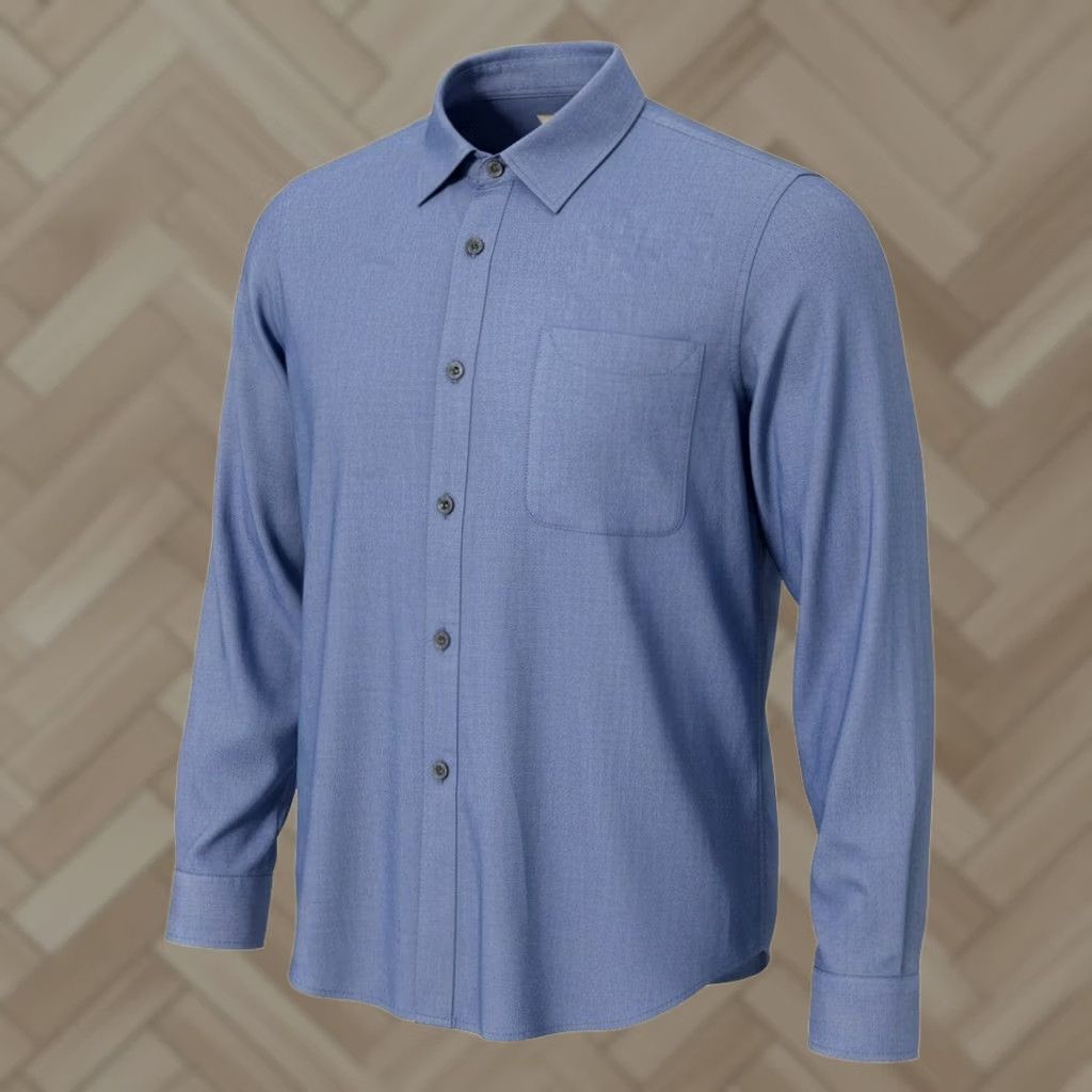Lululemon Lululemon Button Down Shirt Mens Medium Blue Long Sleeve Stretch Cotton Size US M / EU 48-50 / 2 - 1 Thumbnail