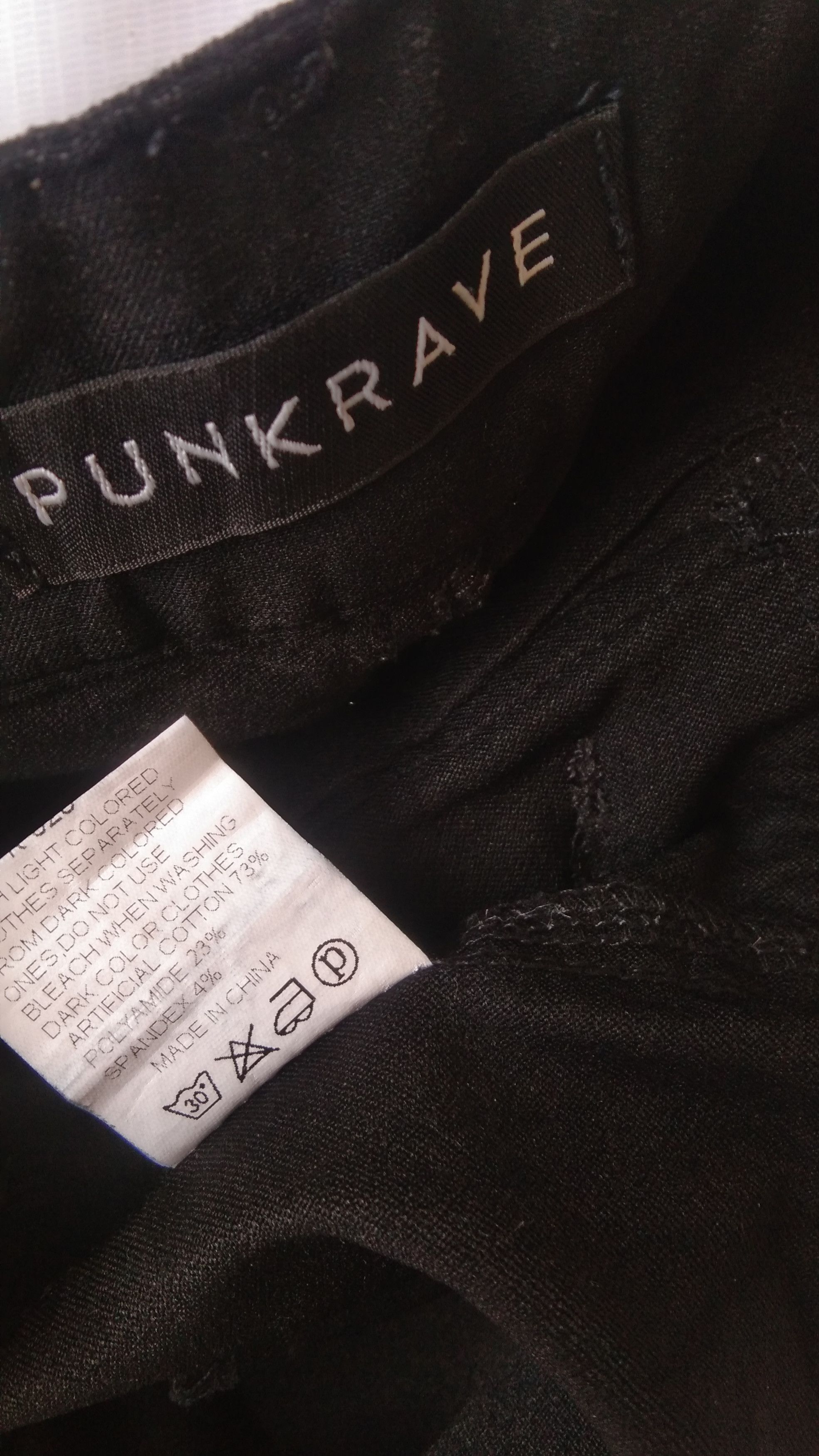 Japanese Brand Punk rave black pants Size 27" / US 4 / IT 40 - 8 Thumbnail