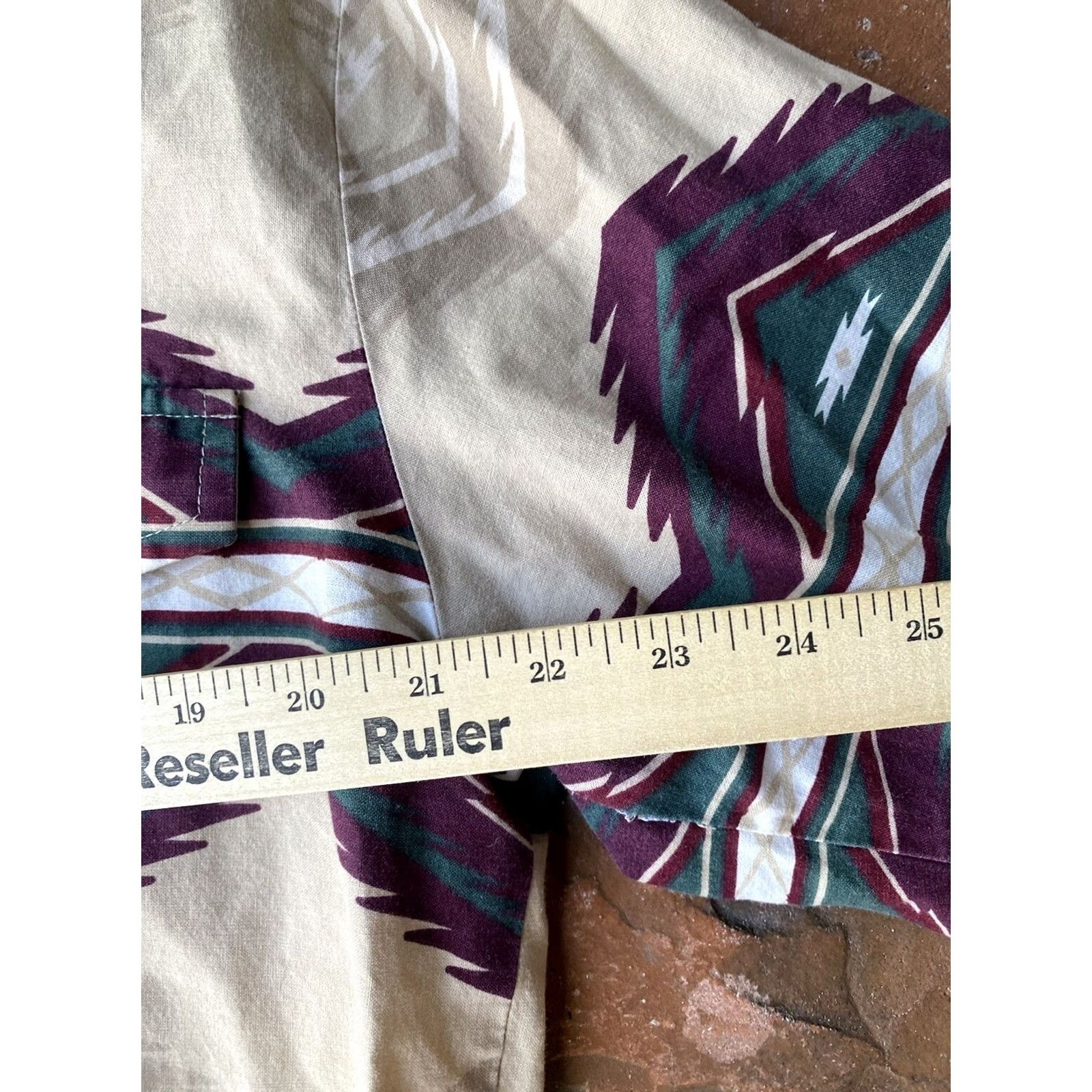 Roper VINTAGE Roper Western Aztec Brushpopper Rodeo Long Sleeve Shirt XL Men Shirt Size US XL / EU 56 / 4 - 6 Thumbnail