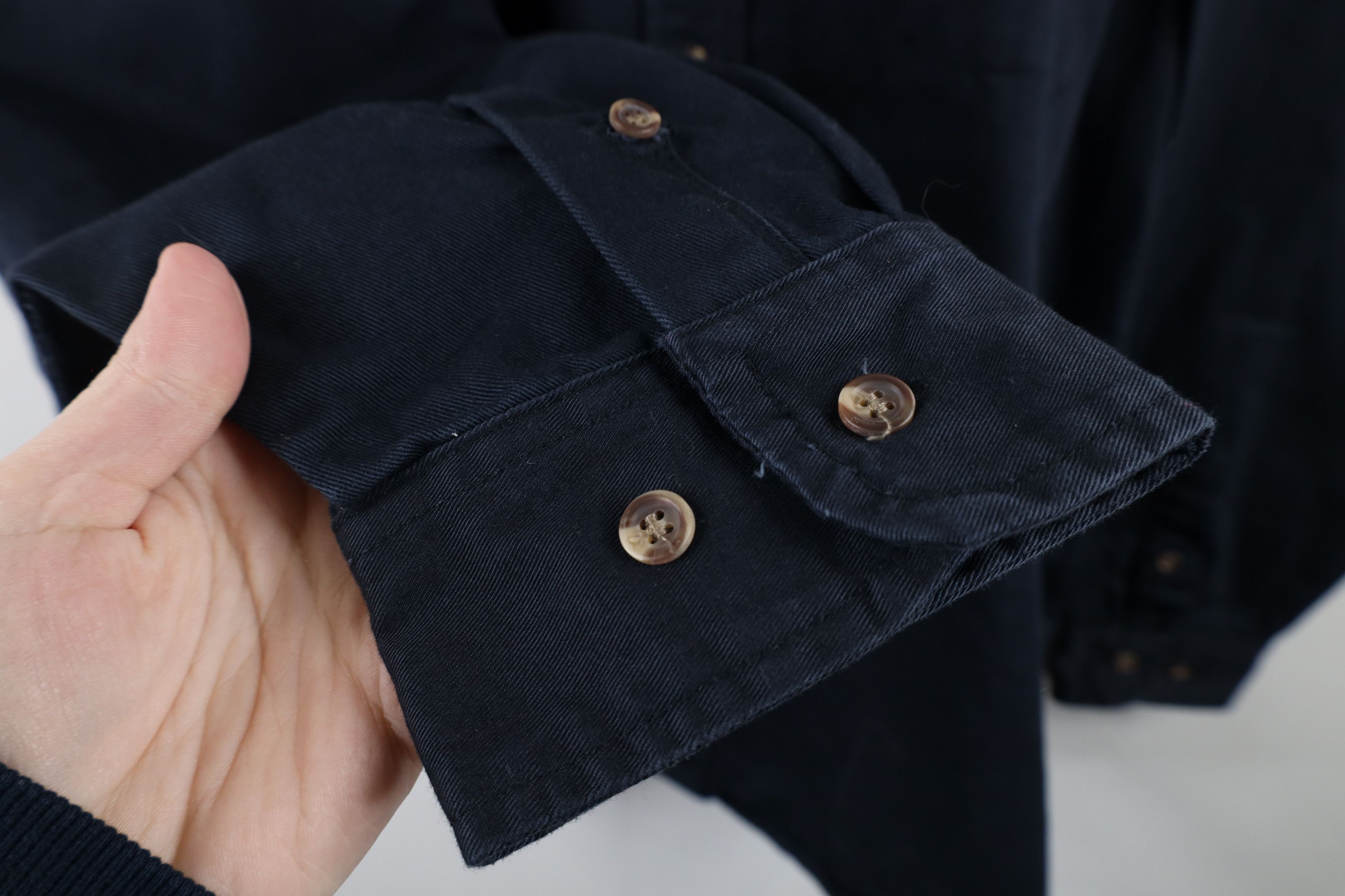 Vintage Deadstock Vintage 90s Streetwear Twill Button Down Shirt Size US XL / EU 56 / 4 - 7 Thumbnail