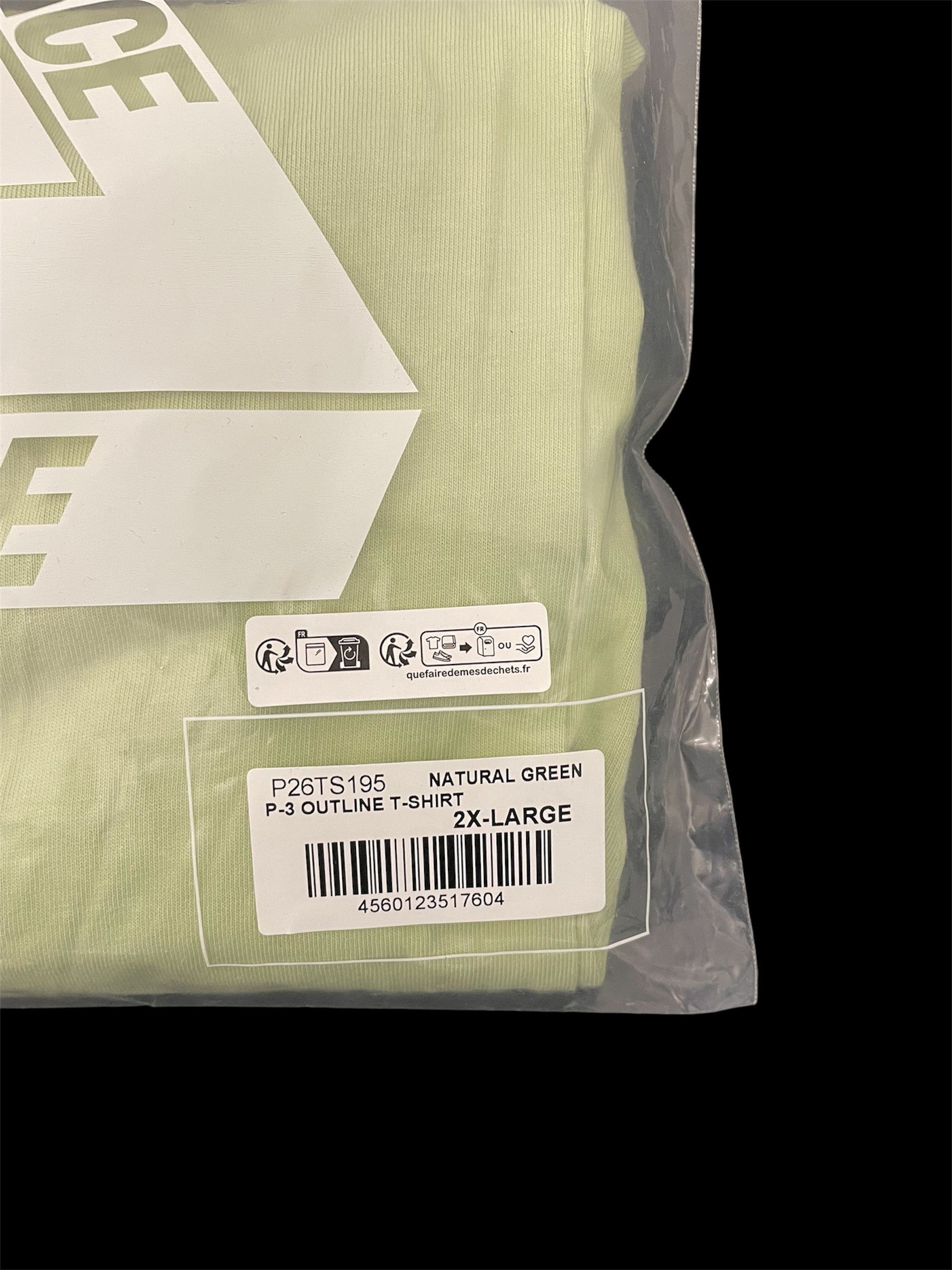 Palace T-shirt Palace P-3 Outline Natural Green Size US XXL / EU 58 / 5 - 8 Thumbnail