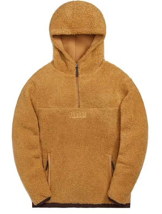 Kith Kith Bonded Sherpa Hoodie - Highland - XXL Size US XXL / EU 58 / 5 - 1 Thumbnail