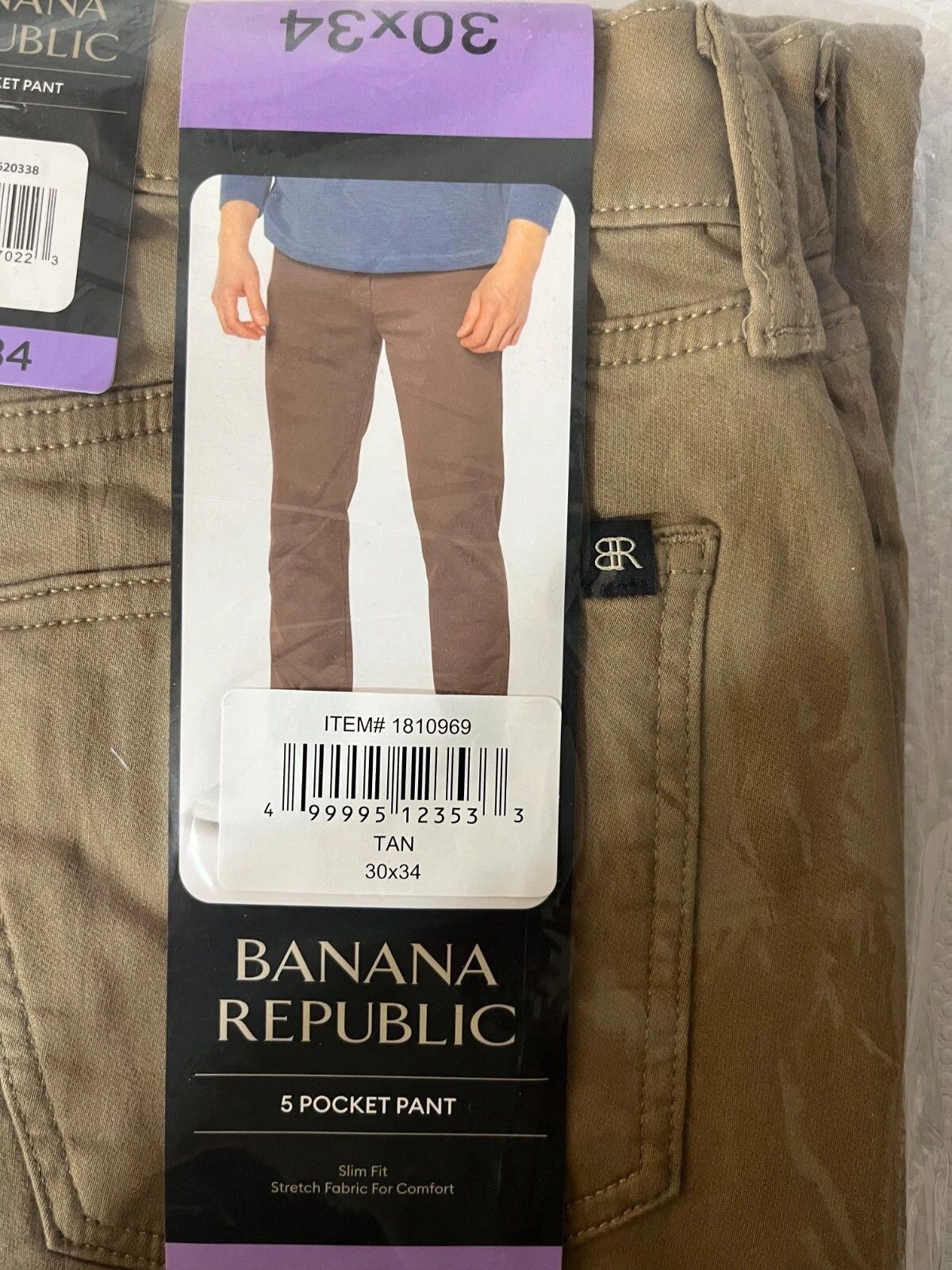 Banana Republic Izod Men’s Liberty 5 Pockets Pant Size US 36 / EU 52 - 2 Thumbnail