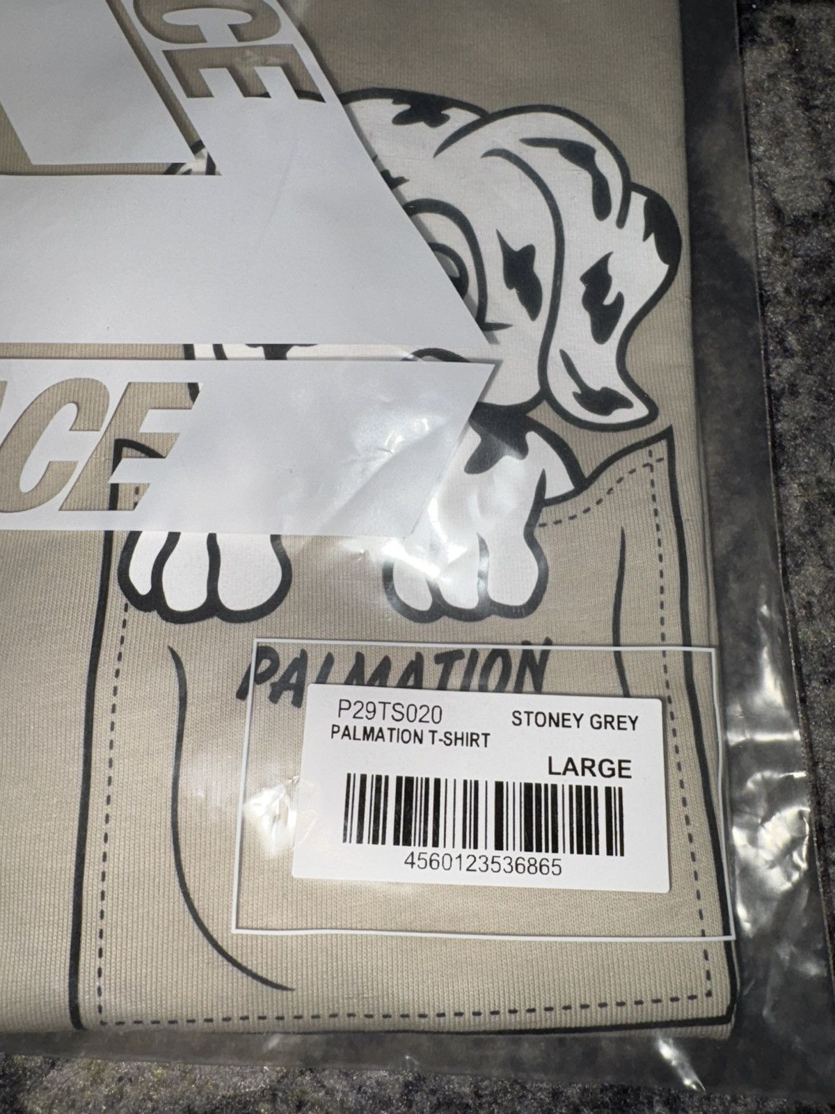 Palace Palace Palmation T-Shirt Stone Size US L / EU 52-54 / 3 - 3 Thumbnail