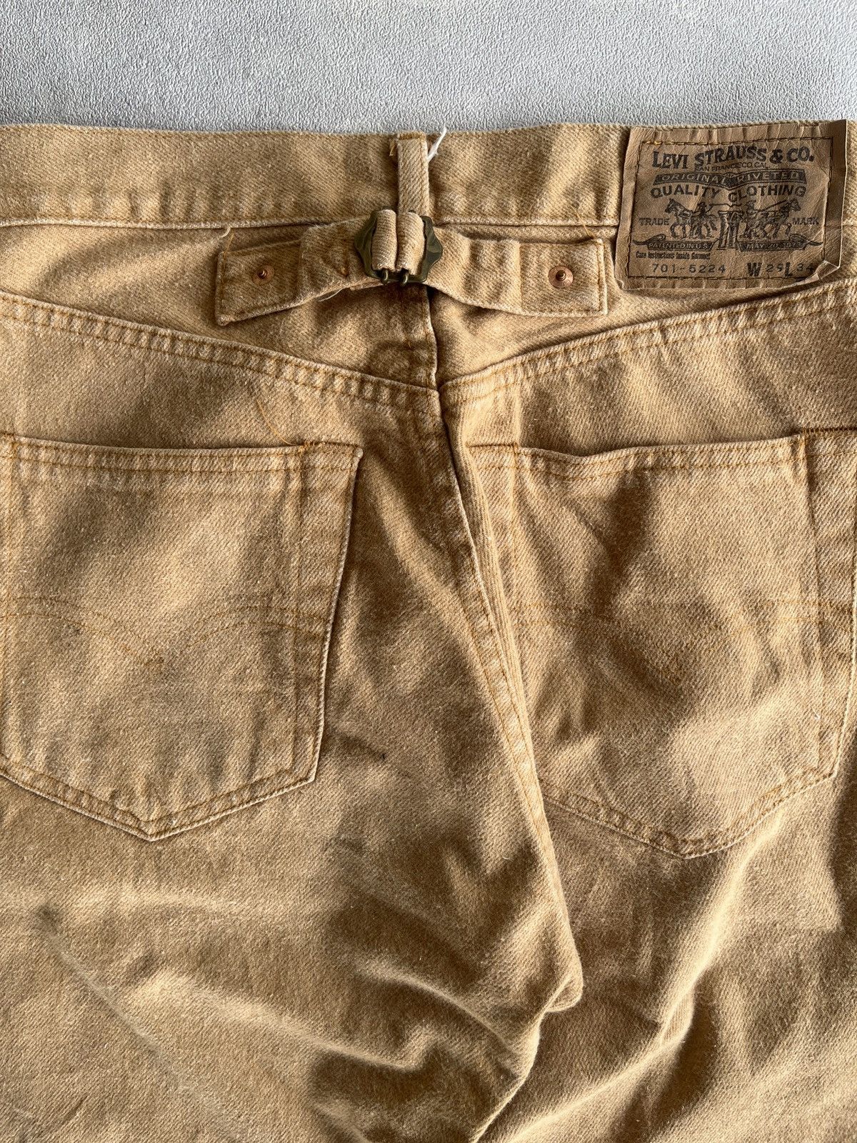 Levi's Early 90’s Levi’s 701-5224 Made In Japan Vintage Size US 28 / EU 44 - 3 Thumbnail