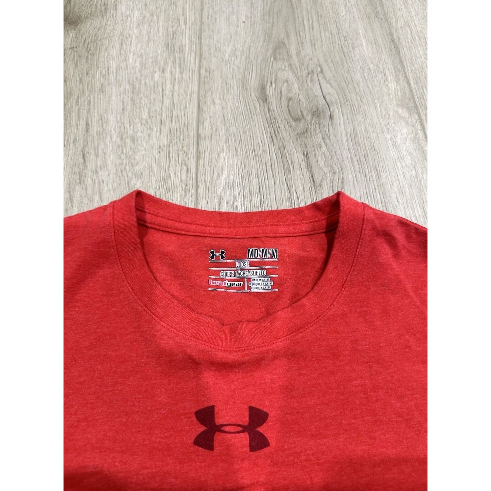 Under Armour Under Armour Shirt Mens Medium Red Tom Brady 199 Draft Short Sleeve Graphic Print Football Sports T-Shirt Size US M / EU 48-50 / 2 - 5 Thumbnail