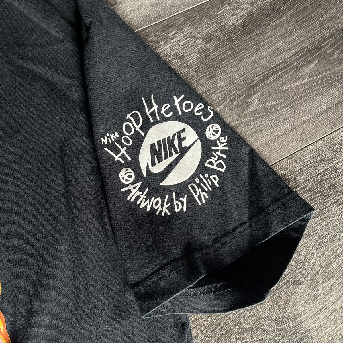 Jordan Brand Nike Air Jordan Hoops for Heroes Philip Burke Graphic Tee Size US L / EU 52-54 / 3 - 4 Thumbnail