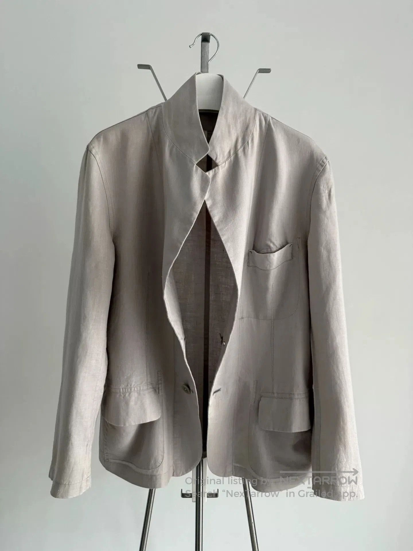 Yohji Yamamoto Yohji Yamamoto Linen Jacket for Men. Size US L / EU 52-54 / 3 - 1 Thumbnail