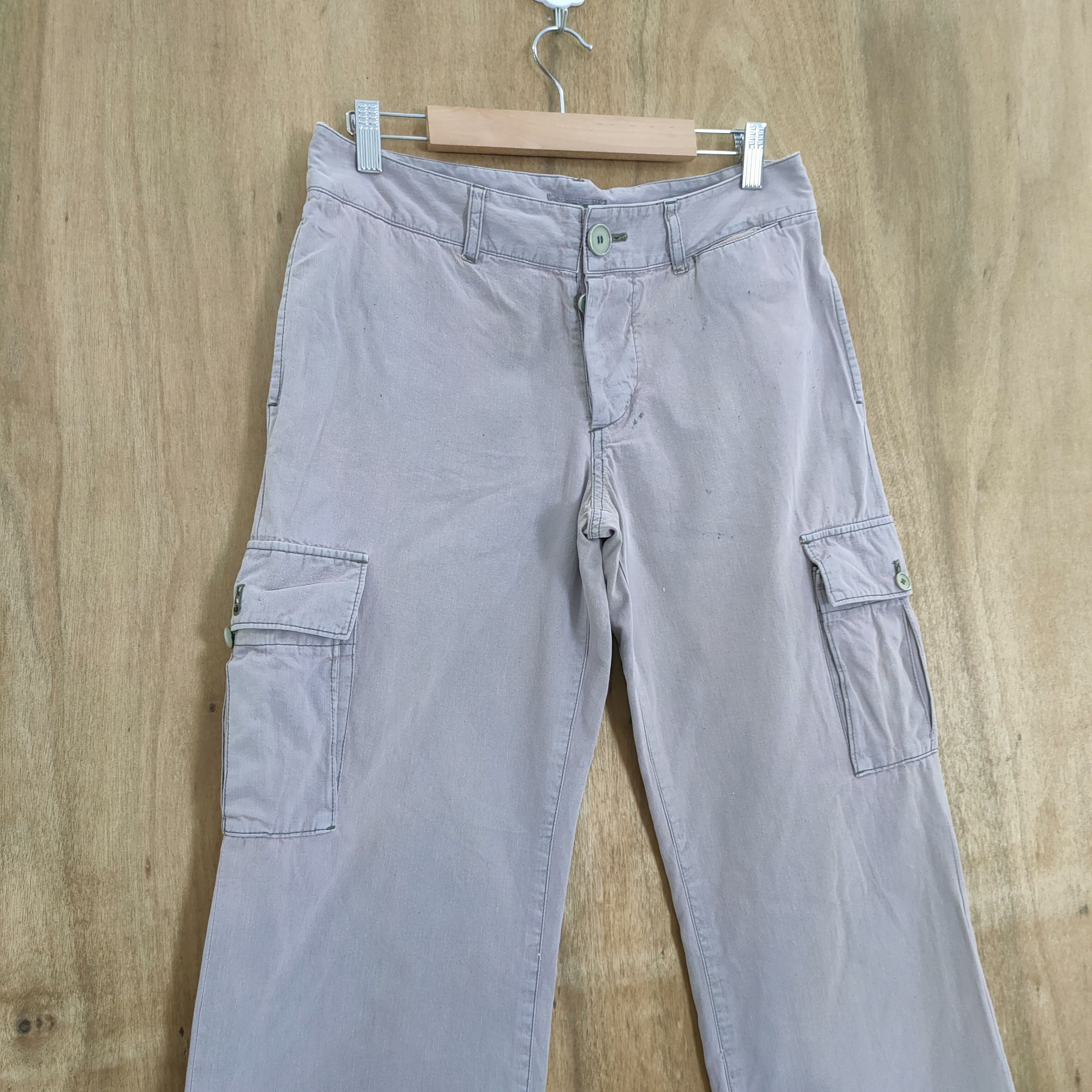 Japanese Brand JAPANESE BRAND FADED WOMEN CARGO PANTS Size US 29 - 6 Thumbnail
