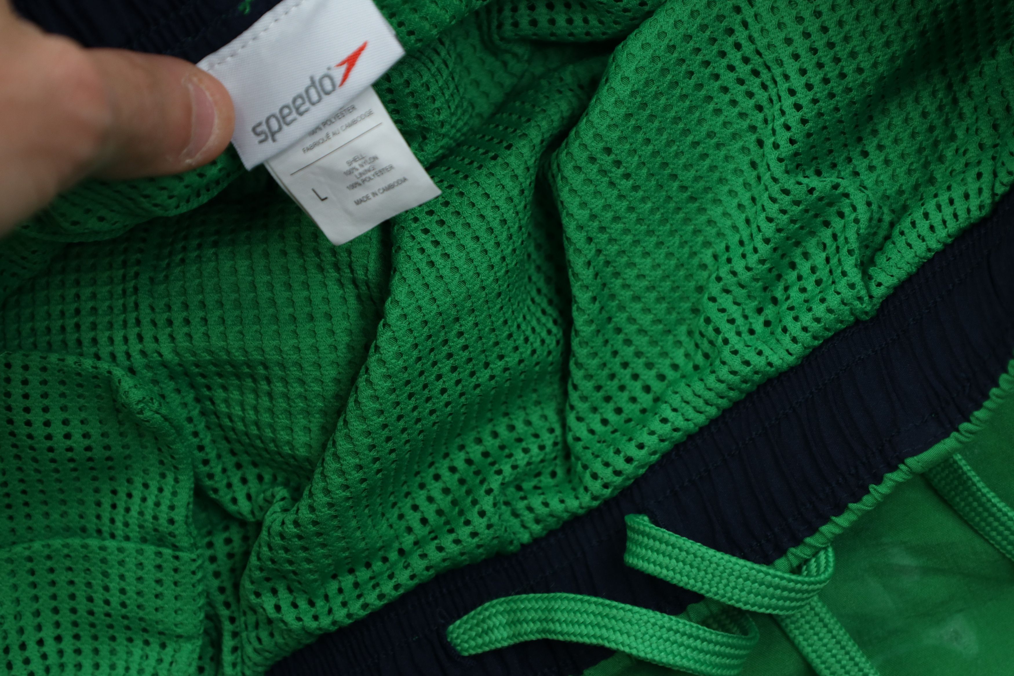 Speedo Vintage Speedo Spell Out Box Logo Lined Shorts Swim Trunks Size US 34 / EU 50 - 8 Thumbnail