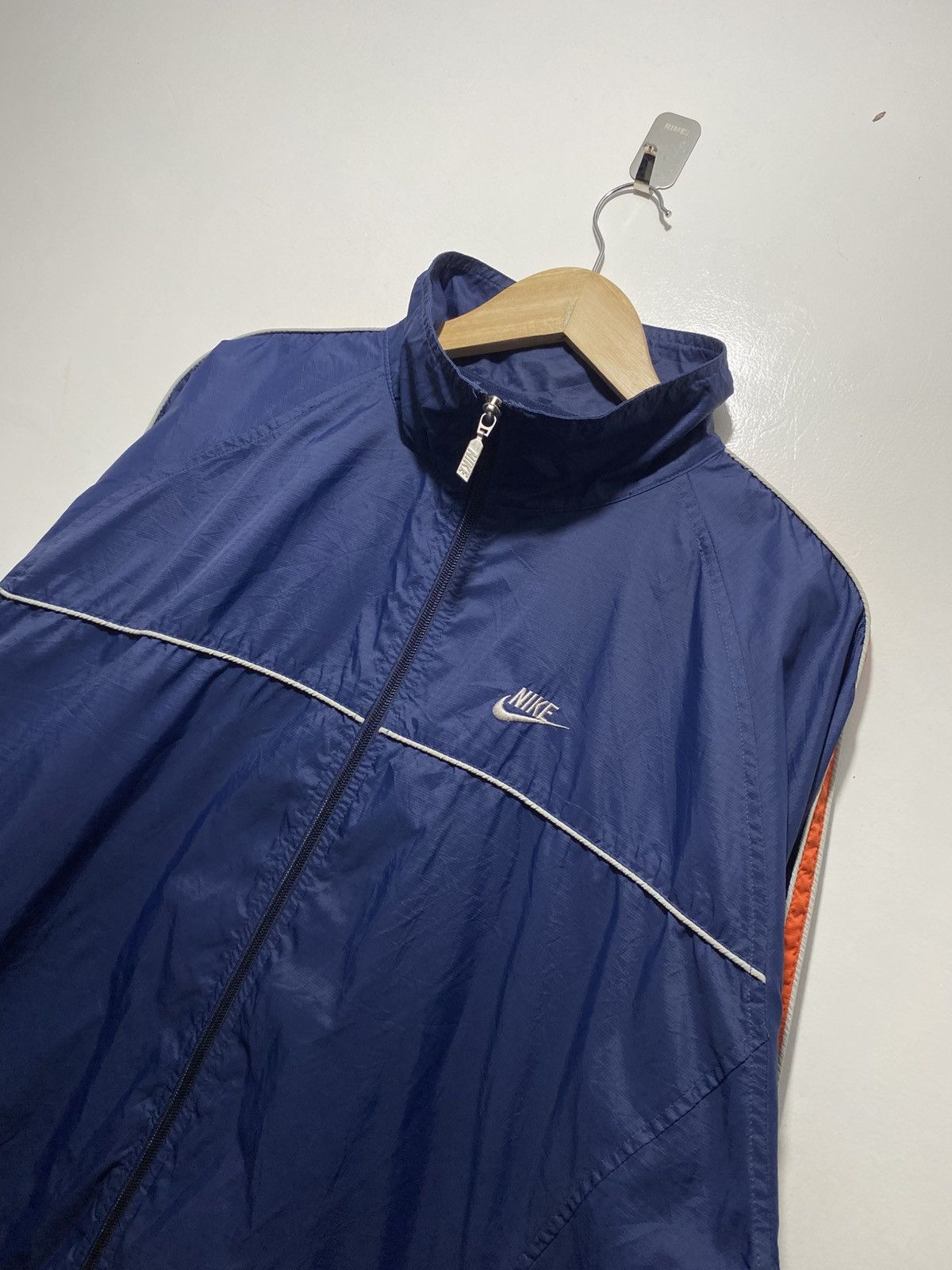 Nike VINTAGE y2k NIKE TRACK ZIP-UP NYLON JACKET Size US L / EU 52-54 / 3 - 2 Thumbnail
