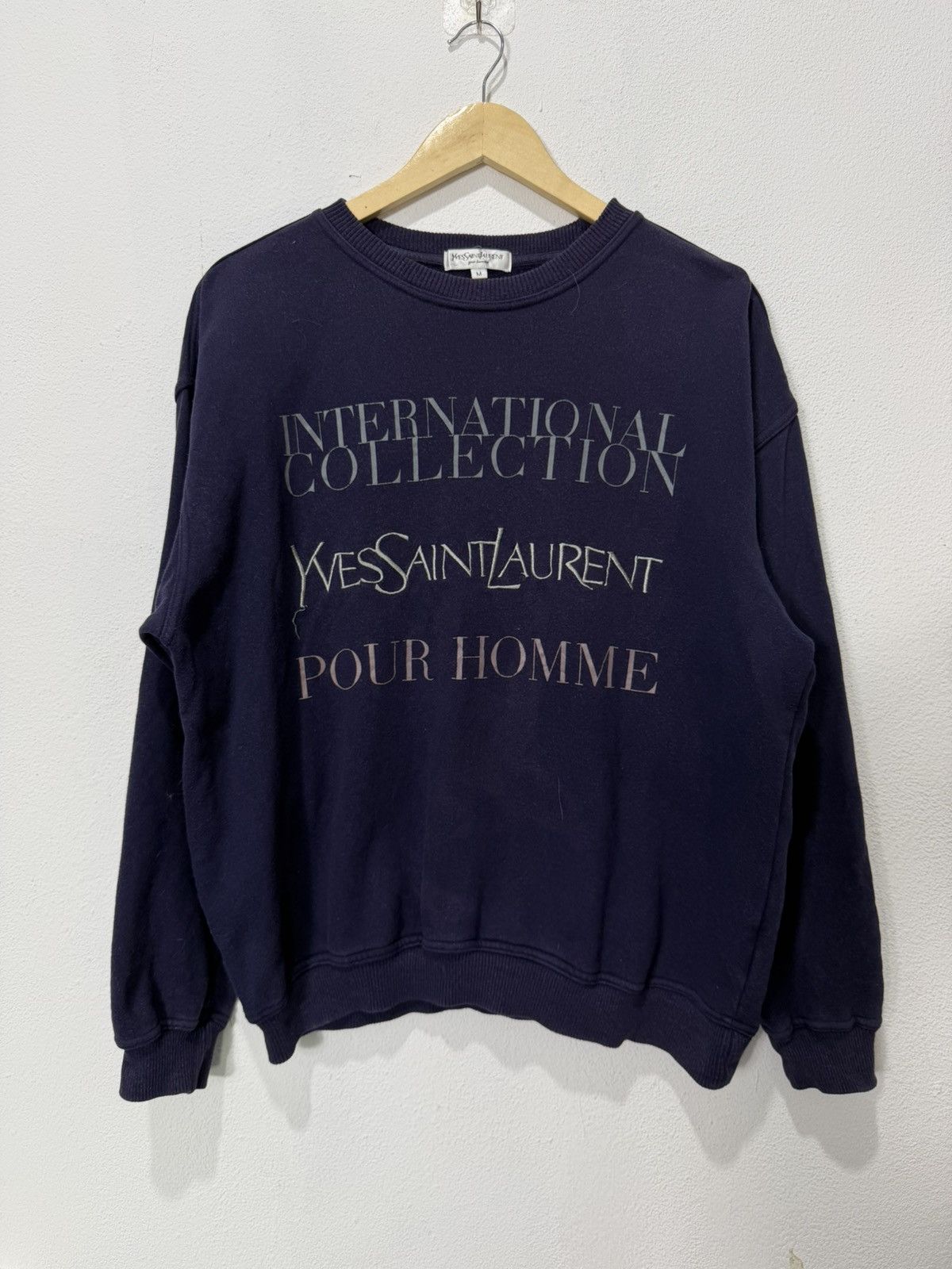 Yves Saint Laurent Vintage Yves Saint Laurent YSL Sweatshirt Size US M / EU 48-50 / 2 - 1 Thumbnail