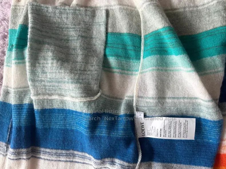 Loewe Loewe Color gradient striped cardigan mohair cardigan Size M / US 6-8 / IT 42-44 - 5 Thumbnail
