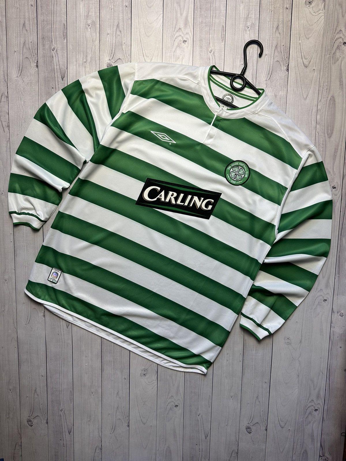 Umbro × Vintage Vintage Umbro Celtic soccer jersey long sleeve size XL Size US XL / EU 56 / 4 - 1 Thumbnail