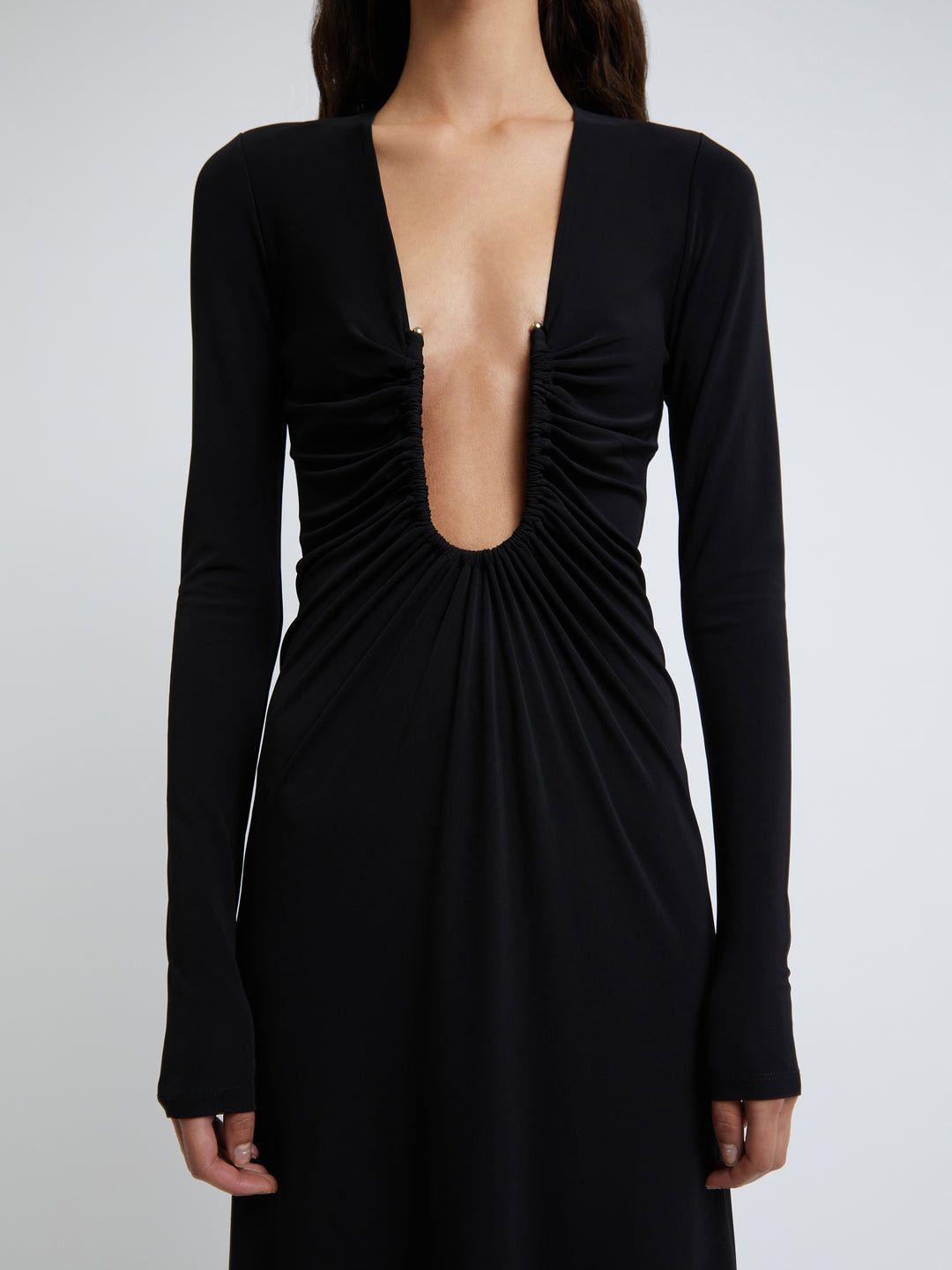 Christopher Esber Arced Palm Long Sleeve Dress Size XS / US 0-2 / IT 36-38 - 6 Thumbnail