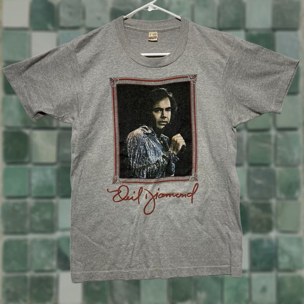 Vintage VINTAGE Screen Stars Shirt Adult L Gray Short Sleeve USA Graphic Print Size US L / EU 52-54 / 3 - 1 Thumbnail