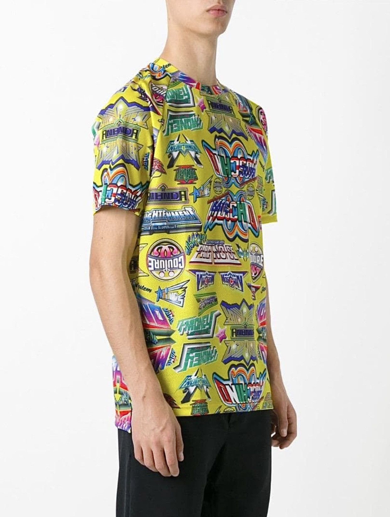 Moschino MOSCHINO COUTURE AOP - MULTI LOGO MESH TOP Size US XS / EU 42 / 0 - 1 Thumbnail