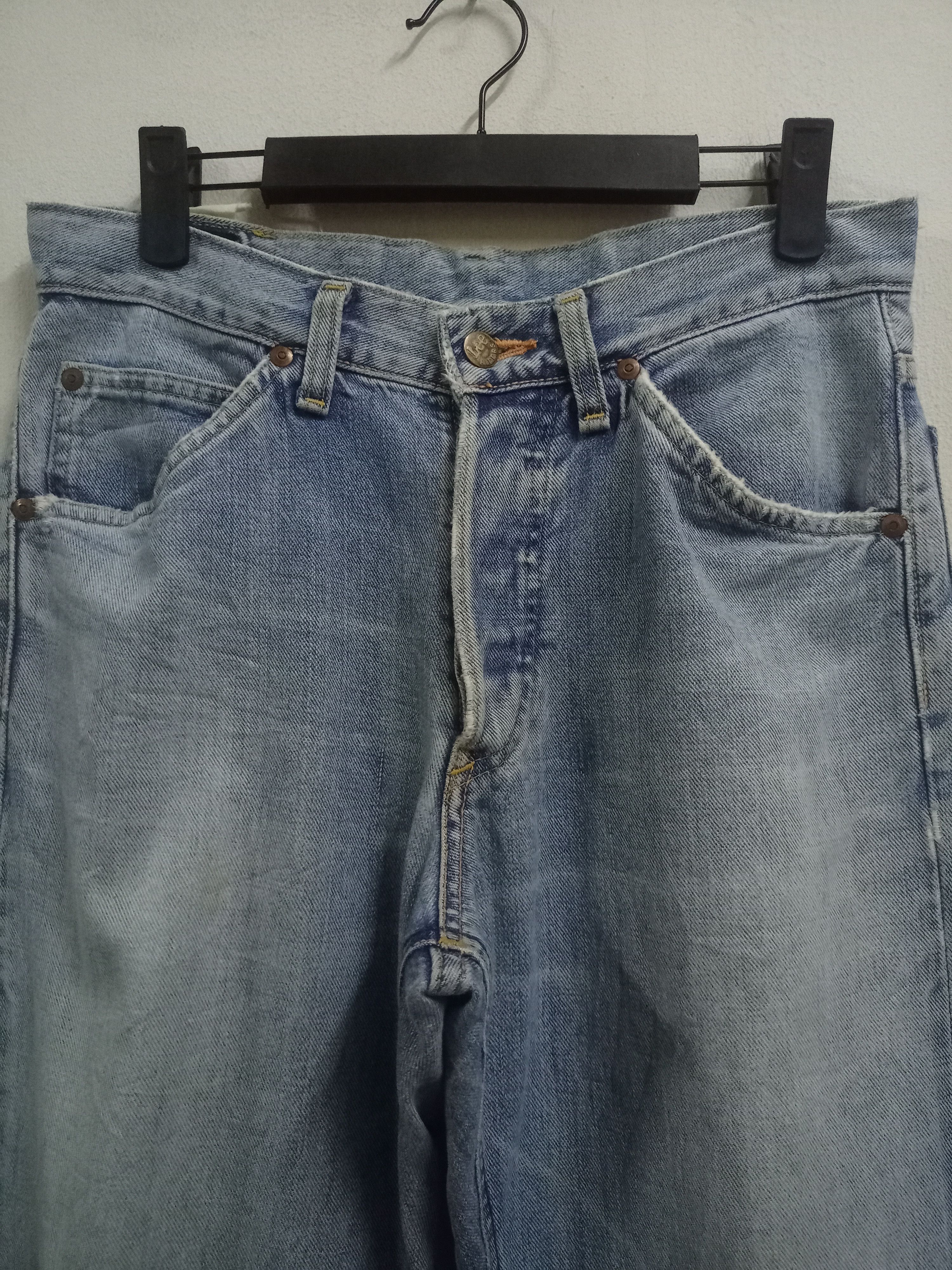 Lee Vintage 50s Lee Riders Selvedge Distressed Baggy Jeans Size US 30 / EU 46 - 5 Thumbnail