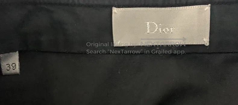 Dior Dior Size 39 Black Tie Shirt i Size US L / EU 52-54 / 3 - 3 Thumbnail