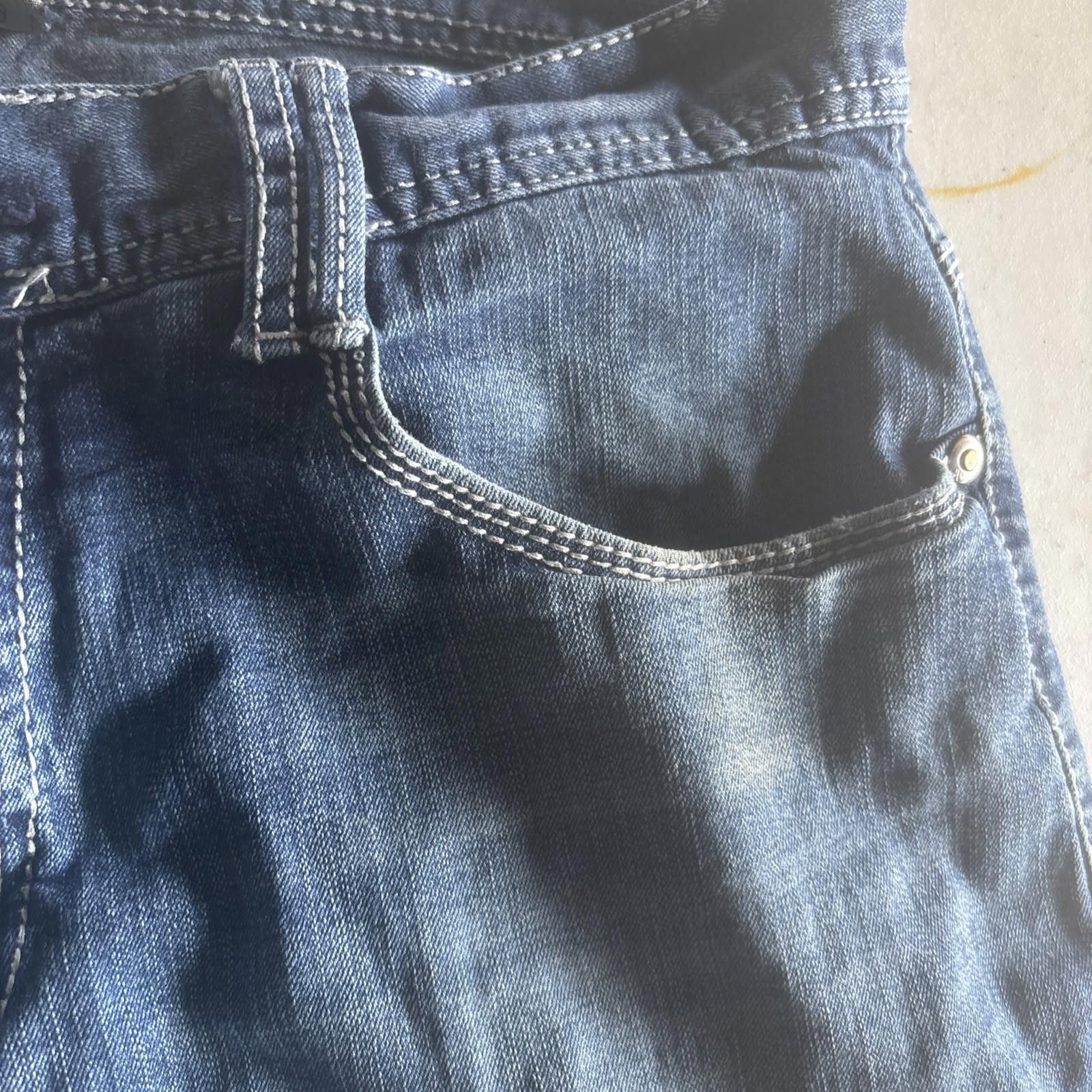 Other Axe & Crown Jeans Men’s 34x28 Blue Slim Fit Straight Leg Size US 34 / EU 50 - 3 Thumbnail